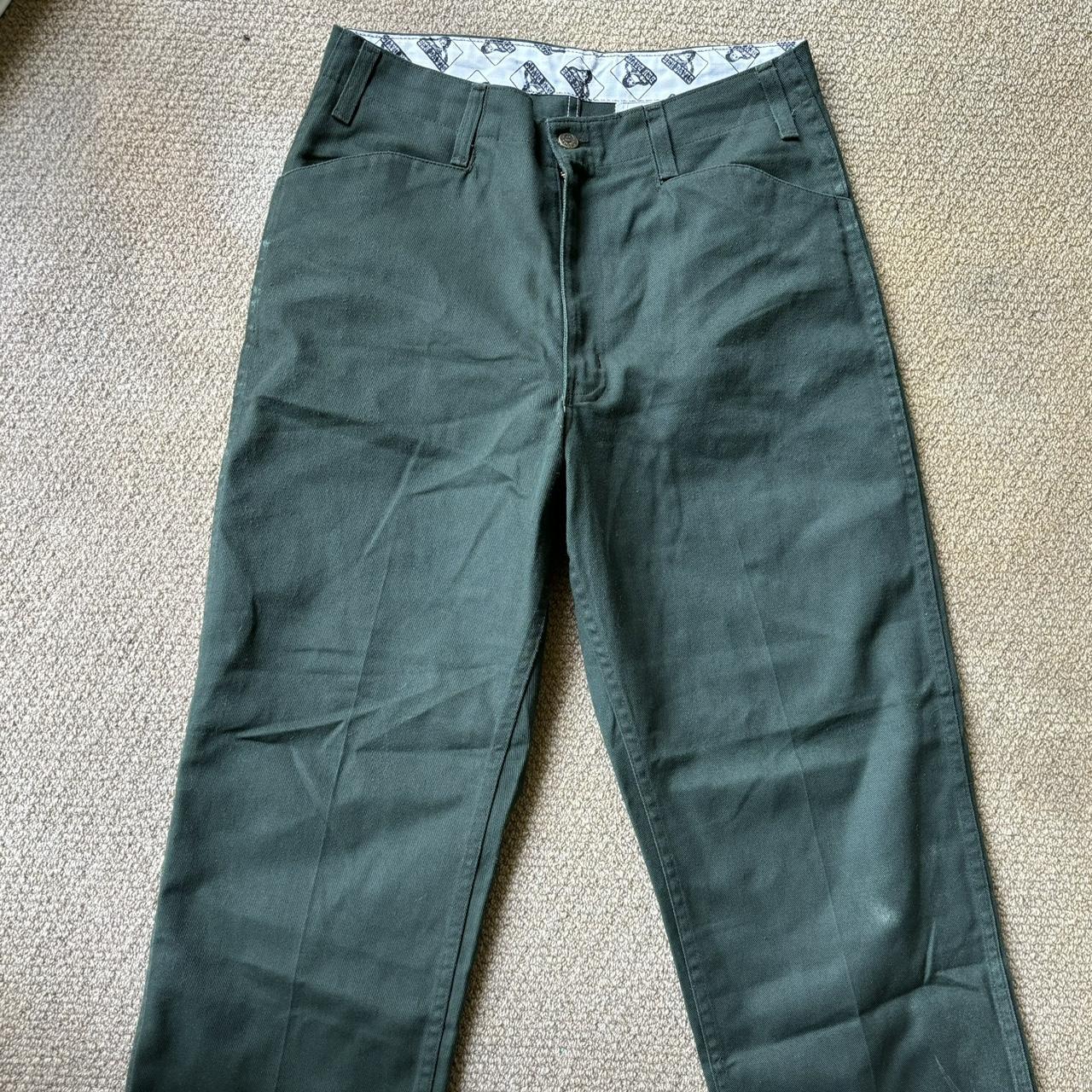 Ben Davies original bens pants. Green, size 33.... - Depop