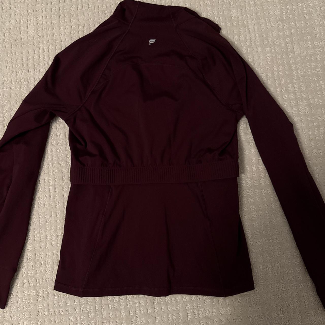 Fabletics Women's Lightweight Jacket - Burgundy/P… - image 4