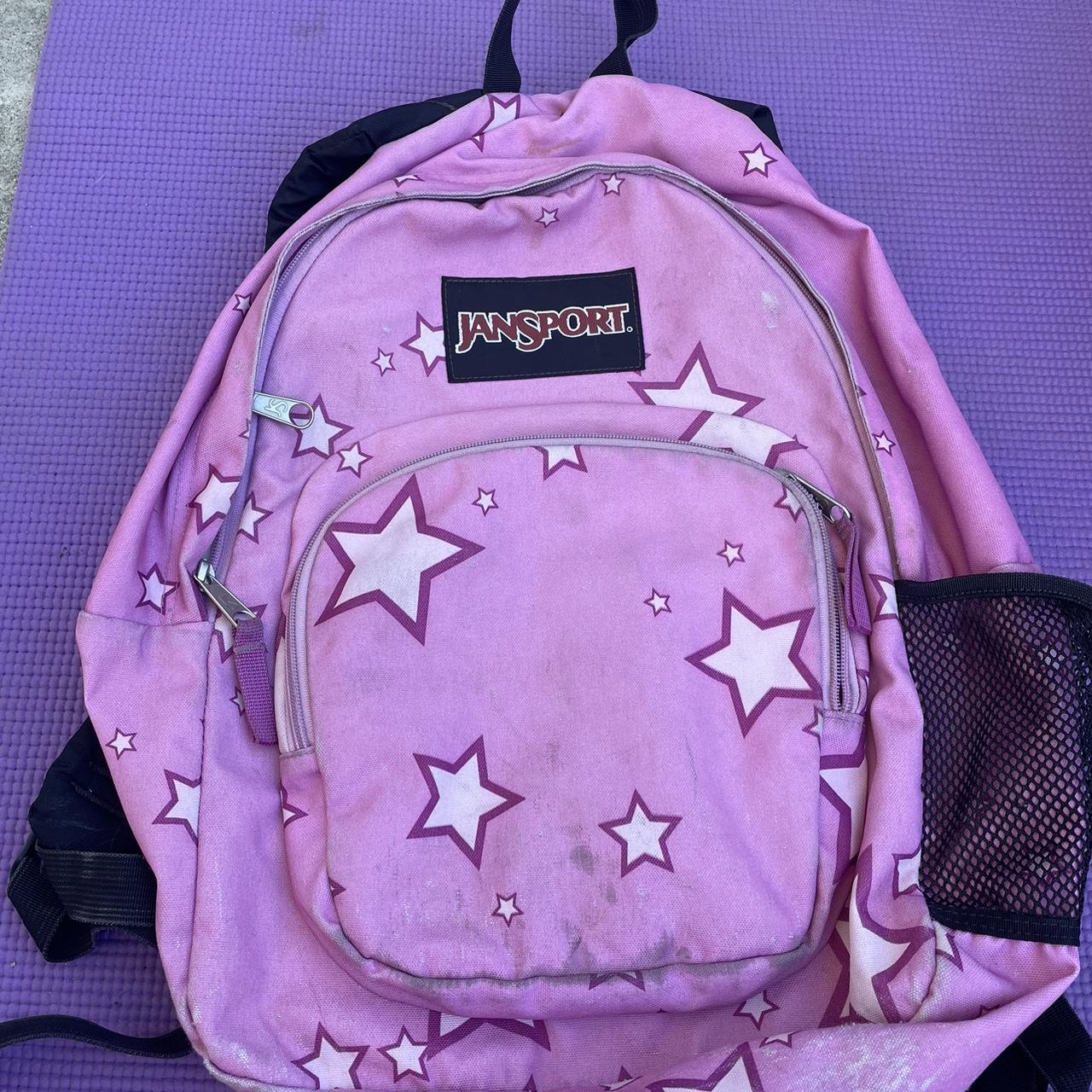 Cute Pink Jansport backpack... - Depop