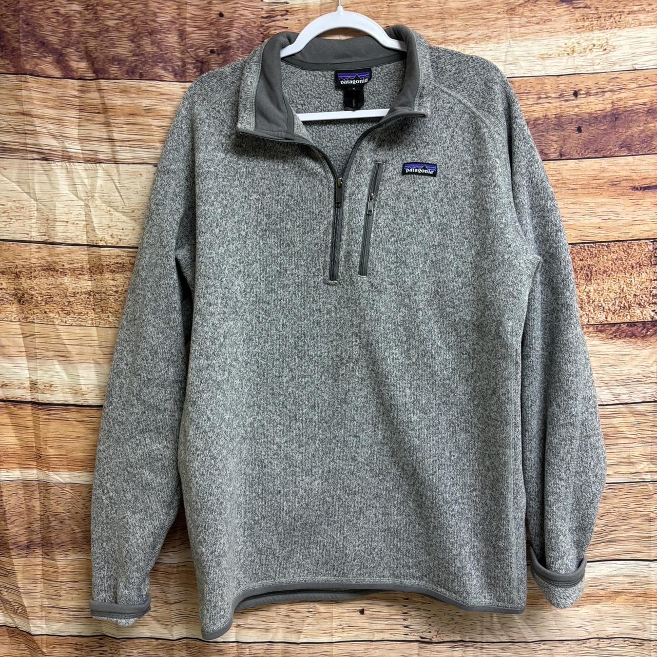 Grey patagonia-sweatshirt - Depop