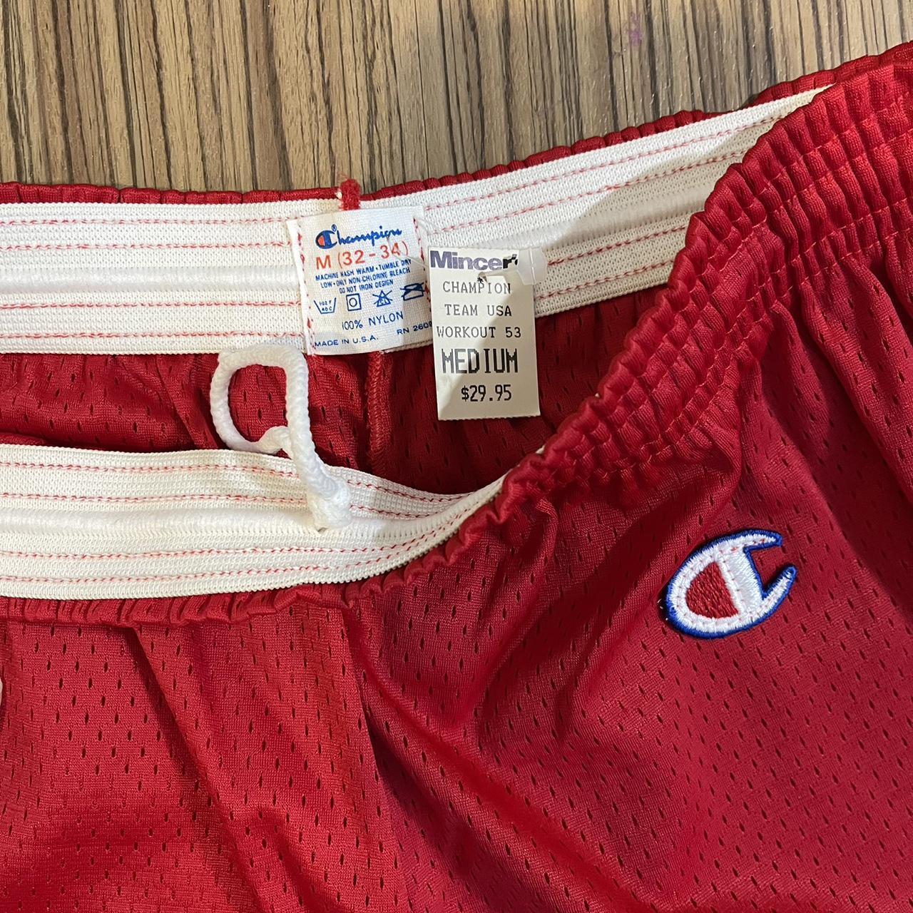 Vintage Champion Chicago Bulls pinstripe shorts Sz - Depop