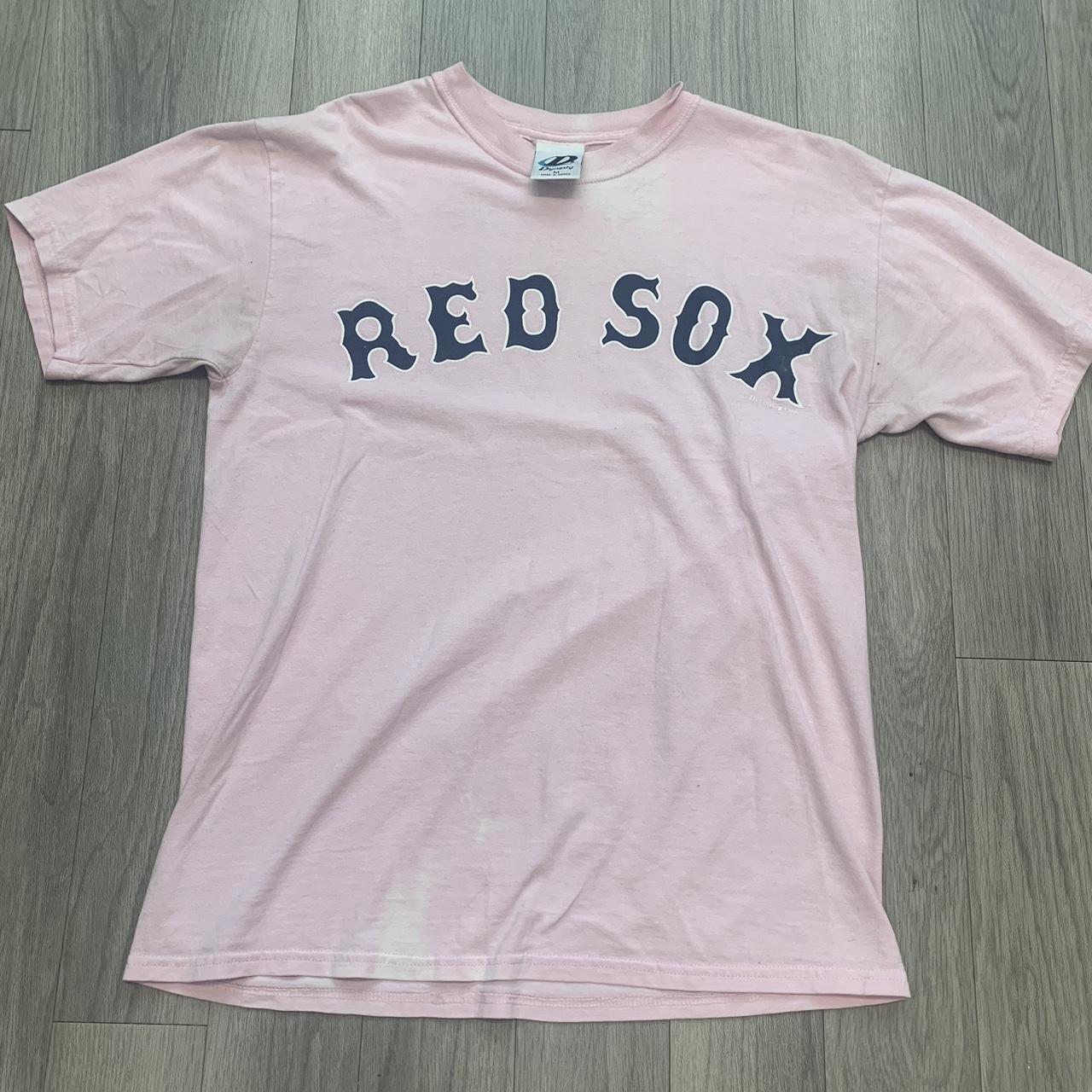 Retro '05 Dynasty Pink Boston Red Sox Tee Size M In - Depop