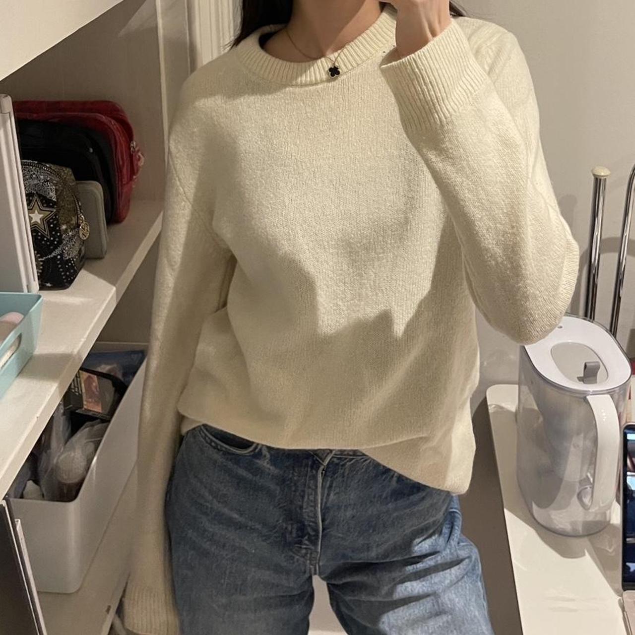 Zara Cashmere Wool Blend Jumper - Depop