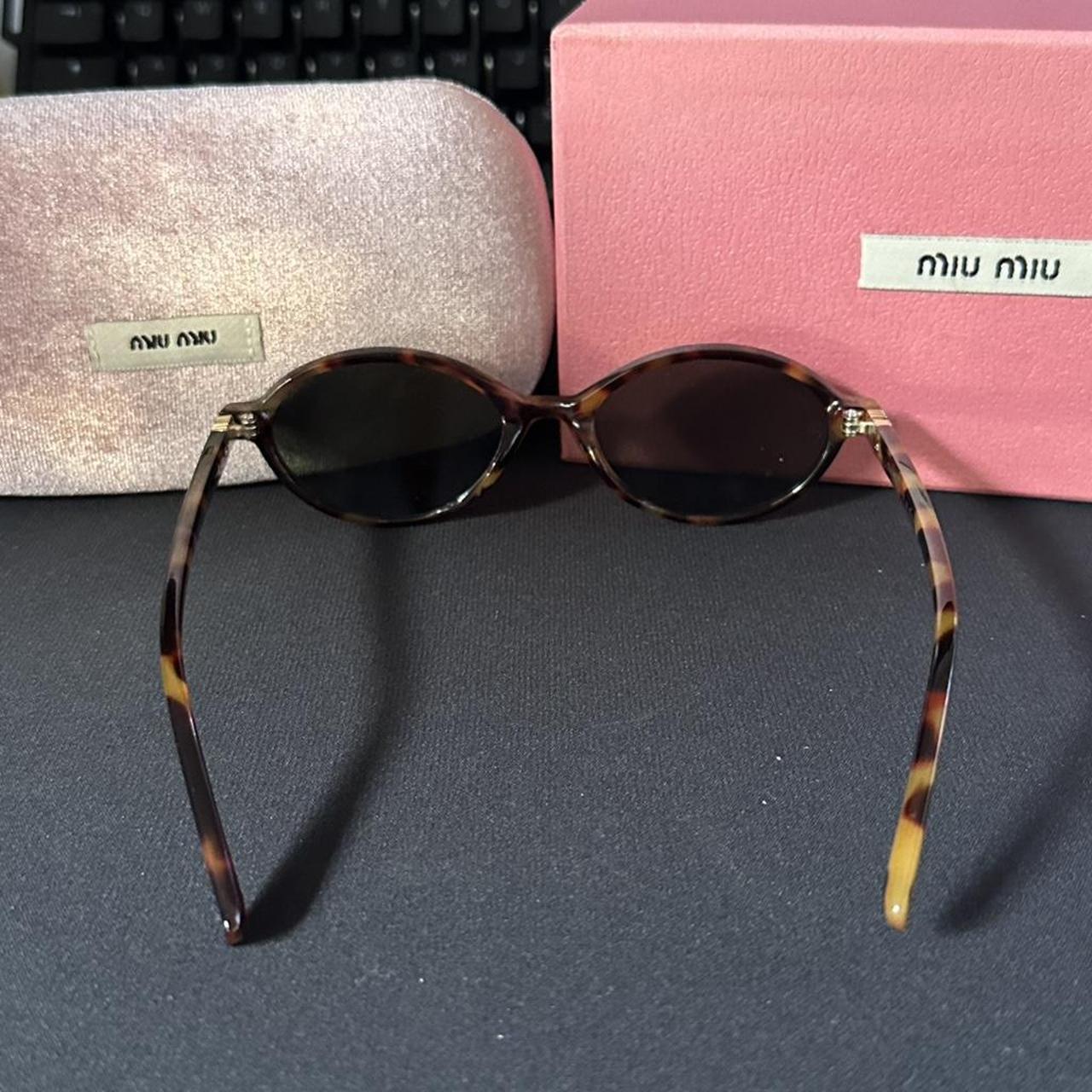 Miu Miu Women's Sunglasses - Brown – miu miu tort… - image 3