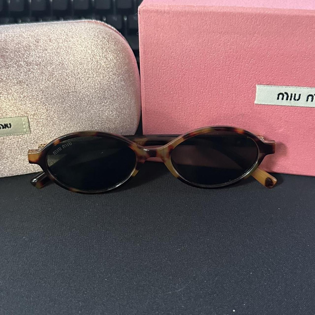 Miu Miu Women's Sunglasses - Brown – miu miu tort… - image 5