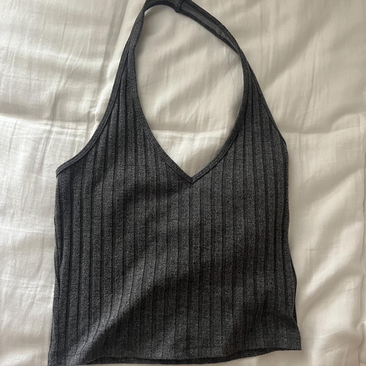 Halter Hollister top with a built in bra which gives... - Depop