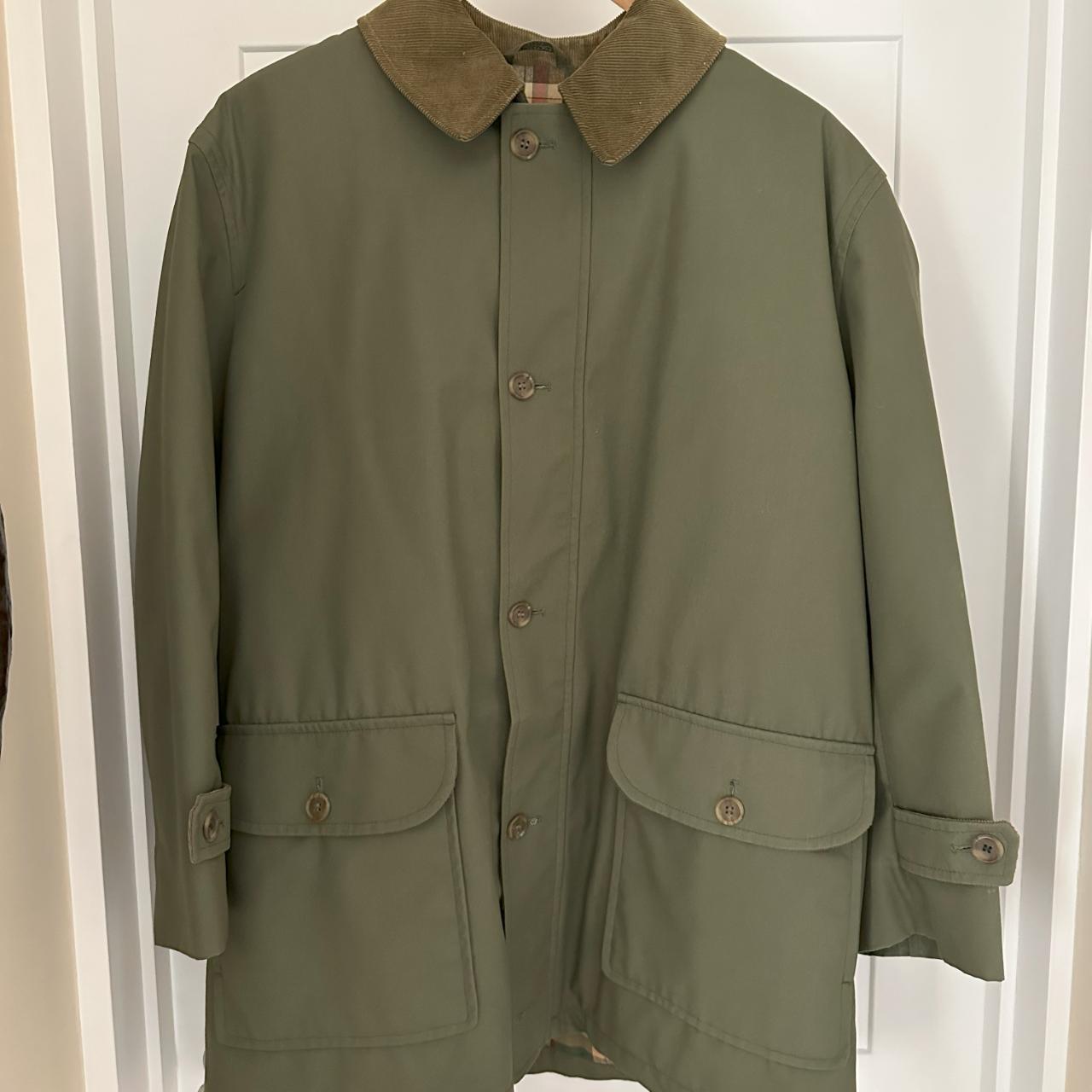 Grenfell Green Mens Medium Length Jacket Size... Depop
