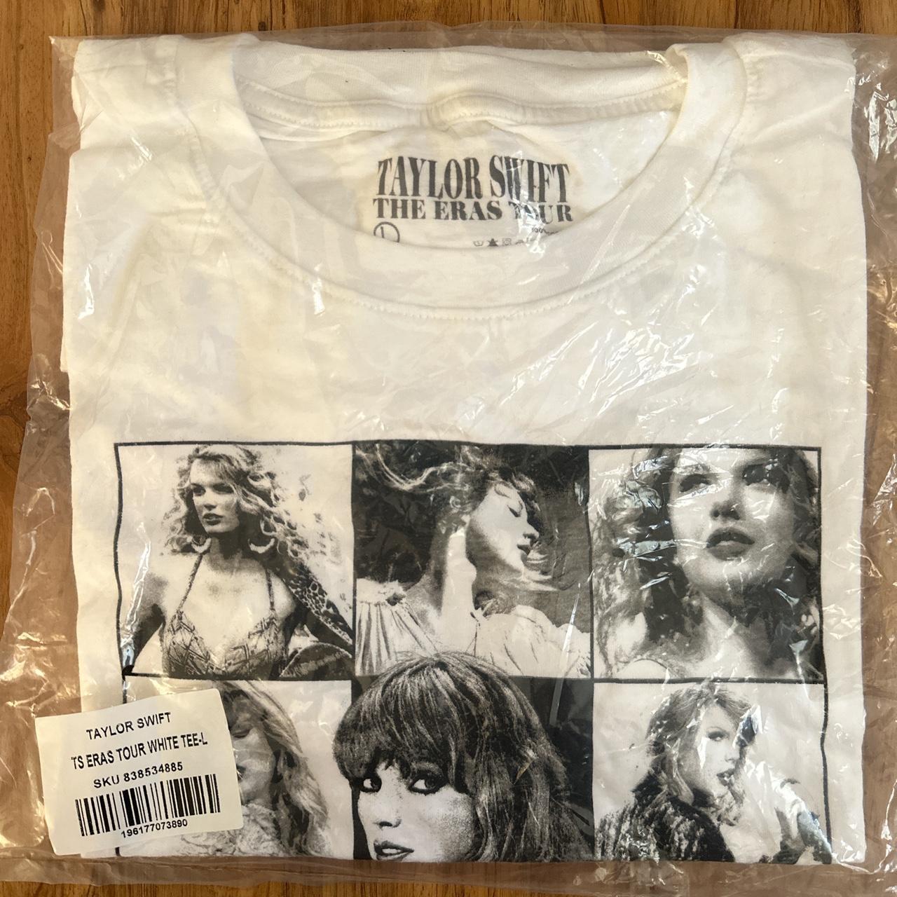 Official Taylor Swift white short sleeve T shirt... - Depop