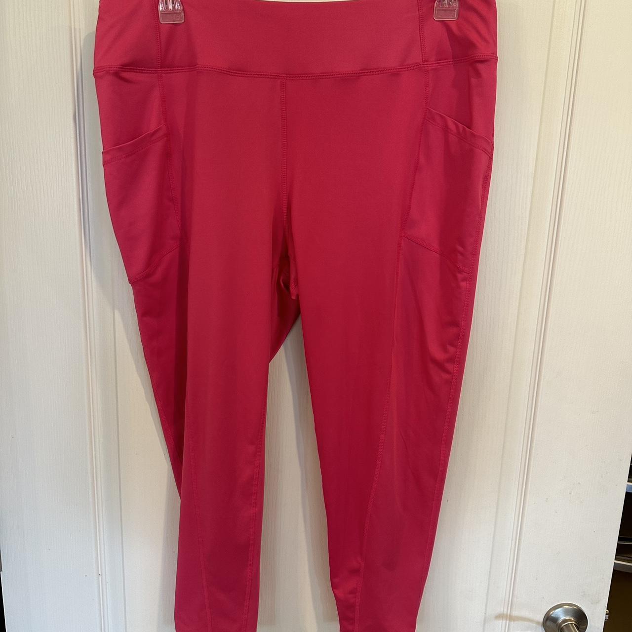 PRO player pink women’s leggings with pockets plus... - Depop