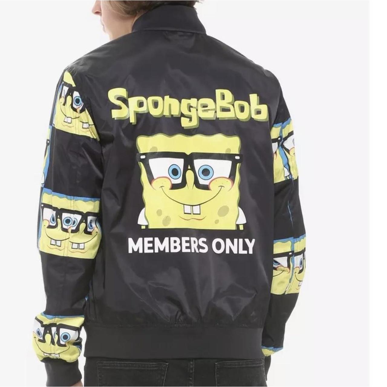 Jacket Members Only Spongebob Varsity Jacket Members Only X