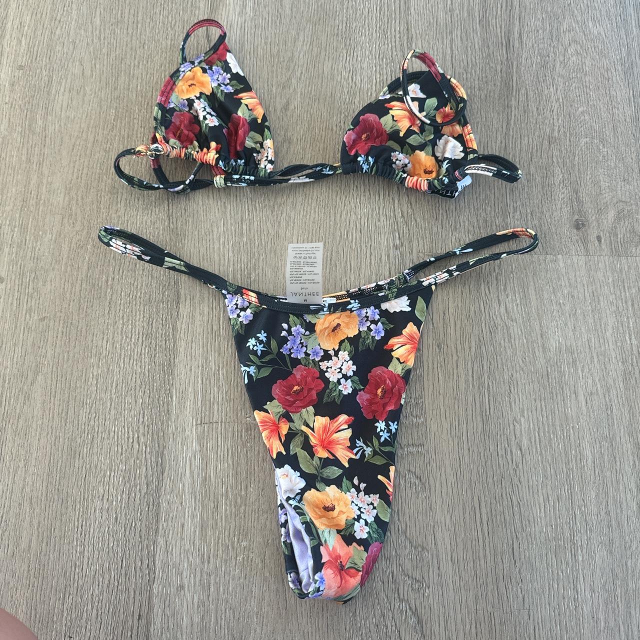 janthee bikini sz small top medium bottom retail is... - Depop