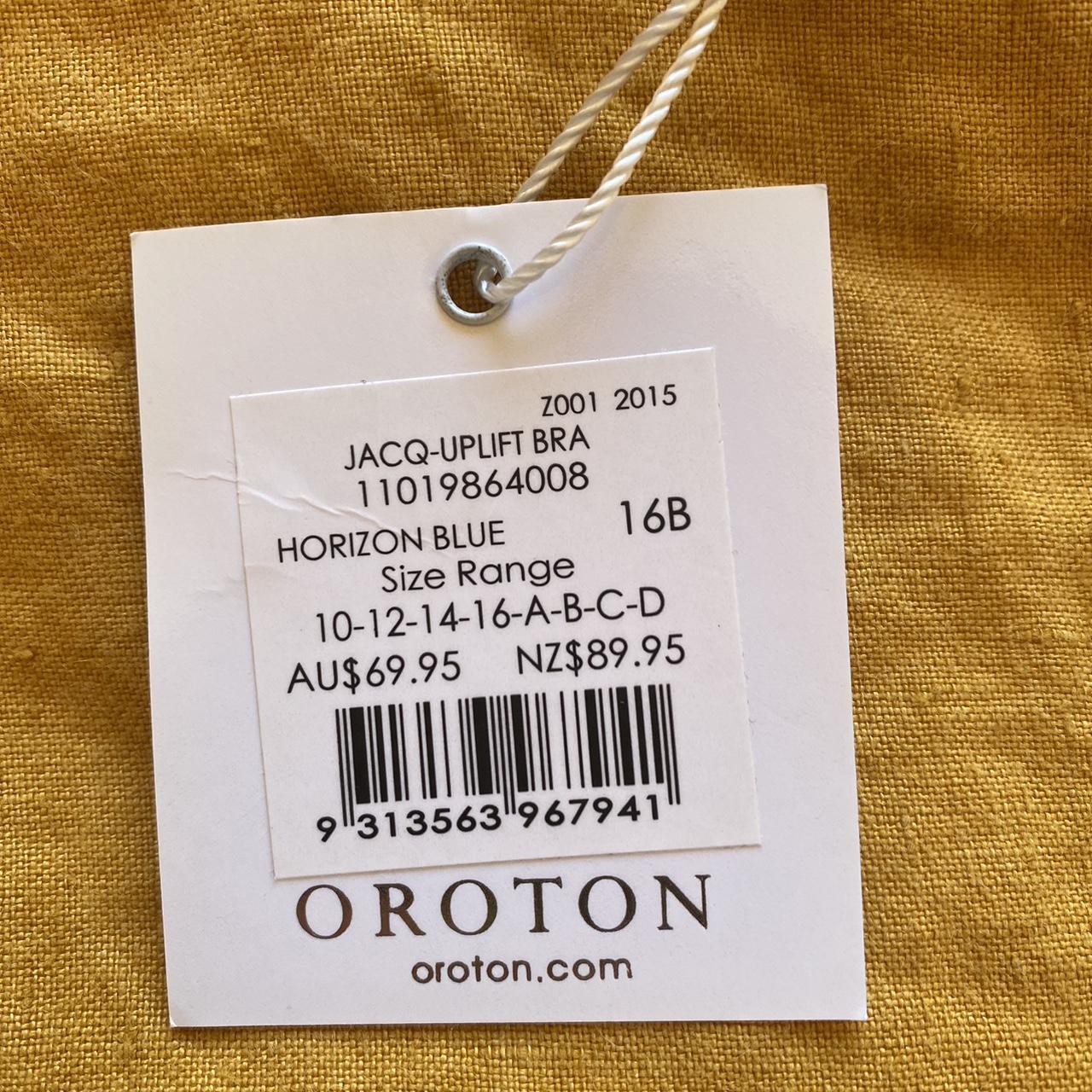 BNWT bra from Oroton, size 16B, RRP $69.95. Last - Depop