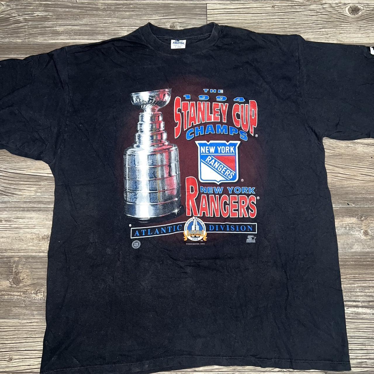 Vintage New York Rangers 1994 Stanley Cup Champions - Depop