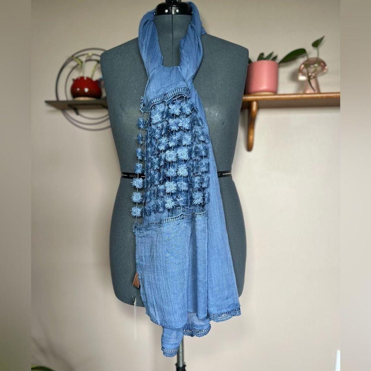 Source Unknown Women's Scarf - Blue – Elevate you… - image 1