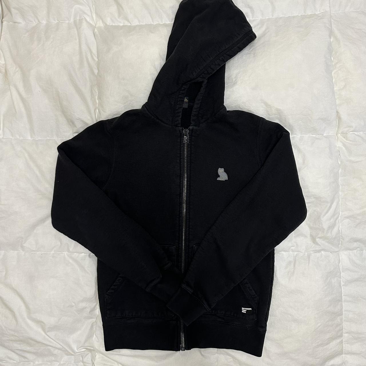 October s Very Own Black Zip Up Sweater Size. Depop