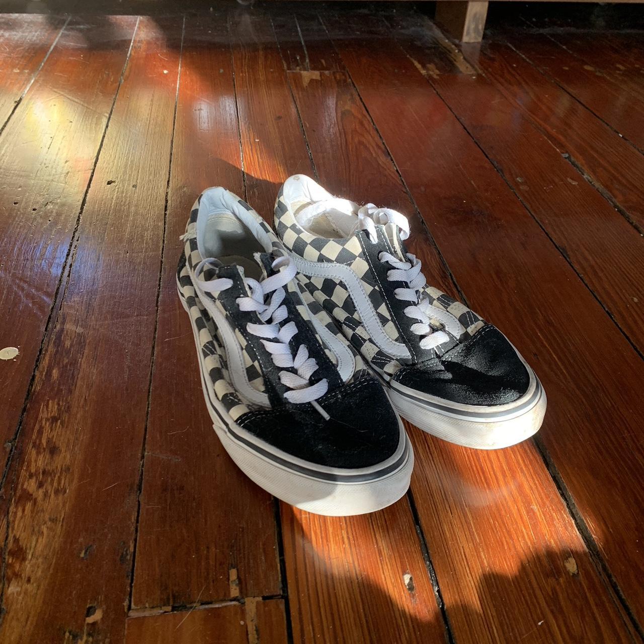 Checkered vans size 7.5 best sale