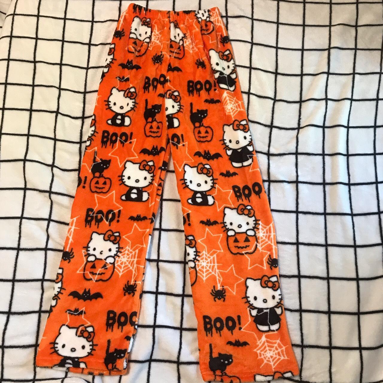 Halloween hello kitty pajama pants 🎃Send me... - Depop