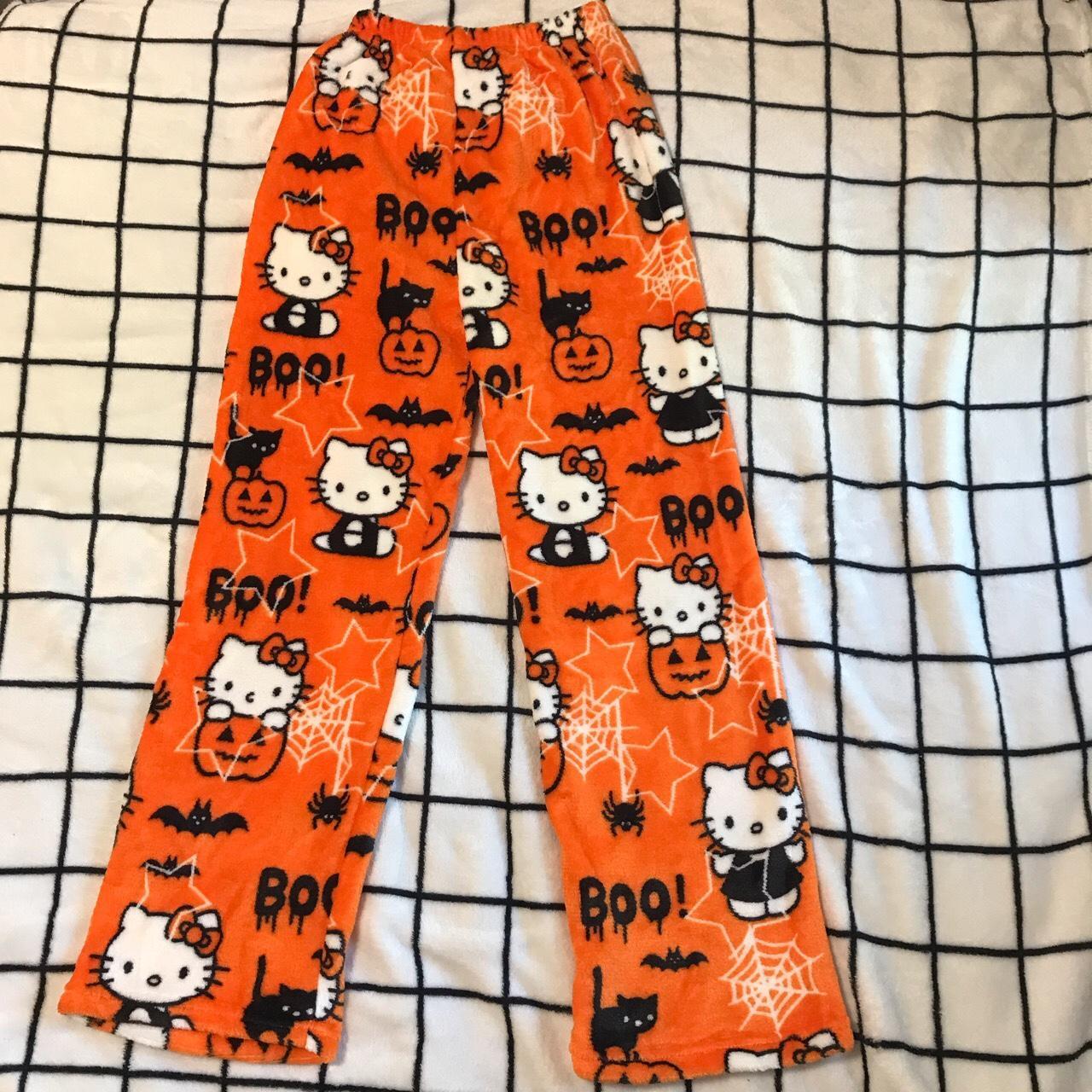 Halloween hello kitty pajama pants 🎃Send me... - Depop