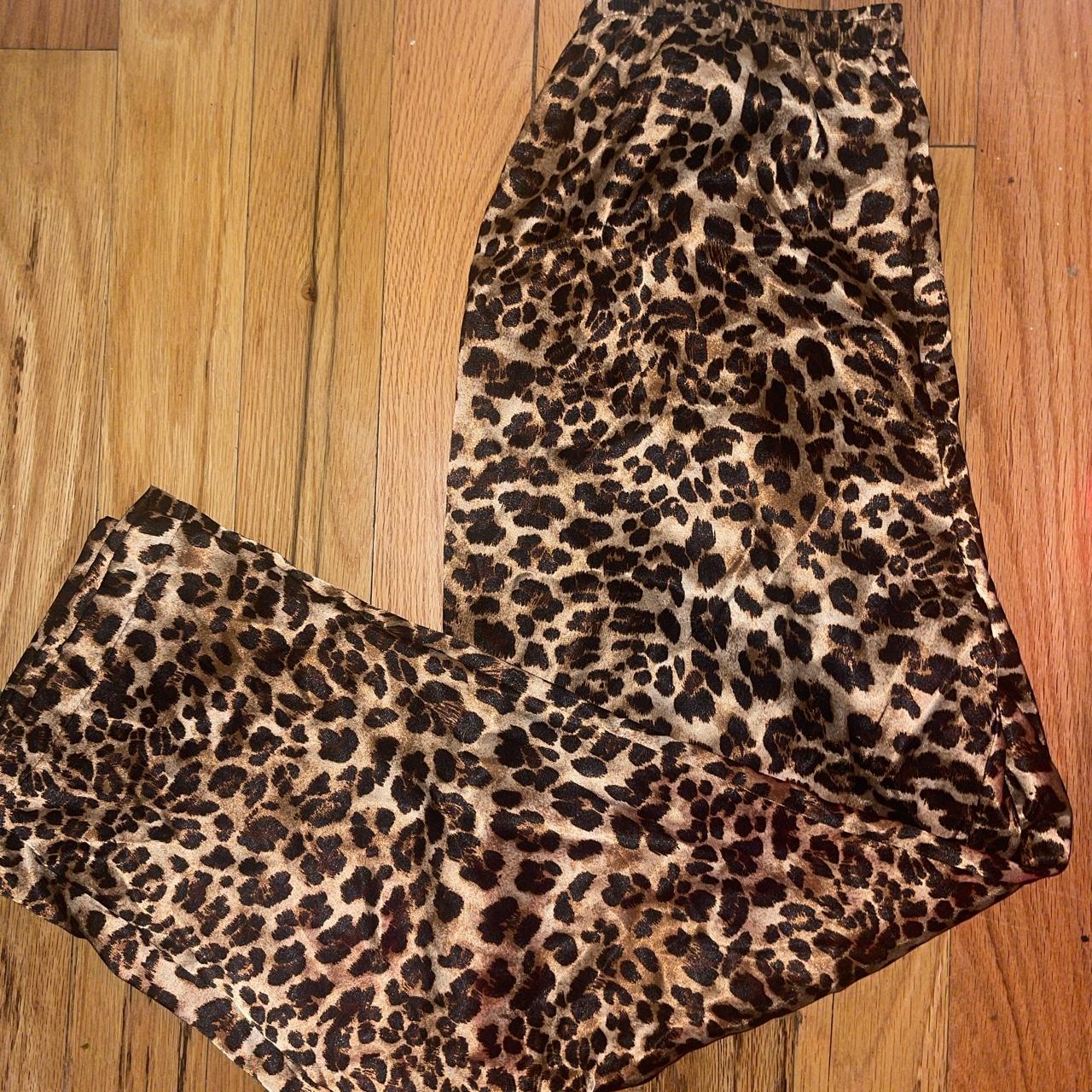 🧸 2000s cheetah print silky pants 🧸 actually from... - Depop