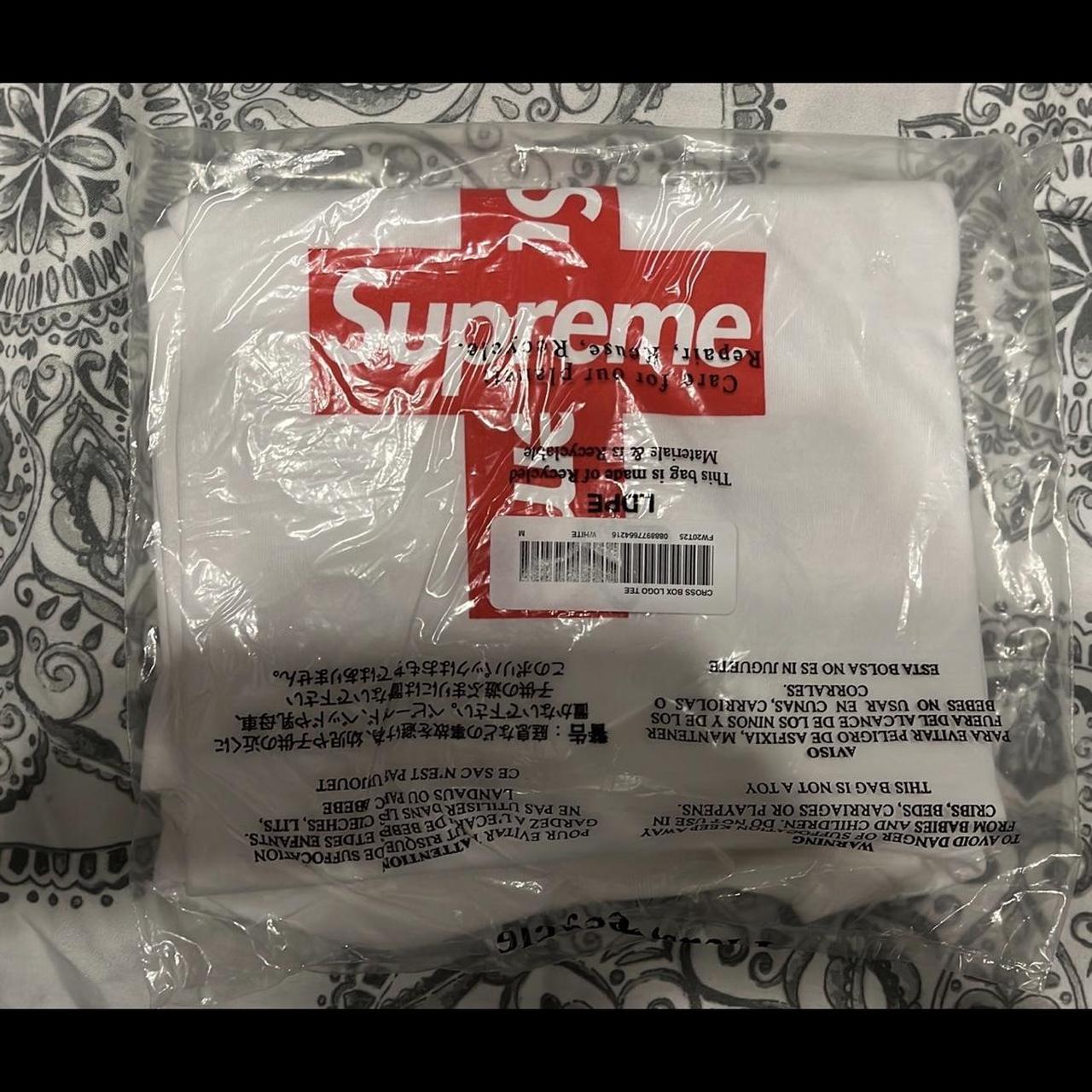 Buy Supreme Cross Box Logo Tee 'Black' - FW20T25 BLACK