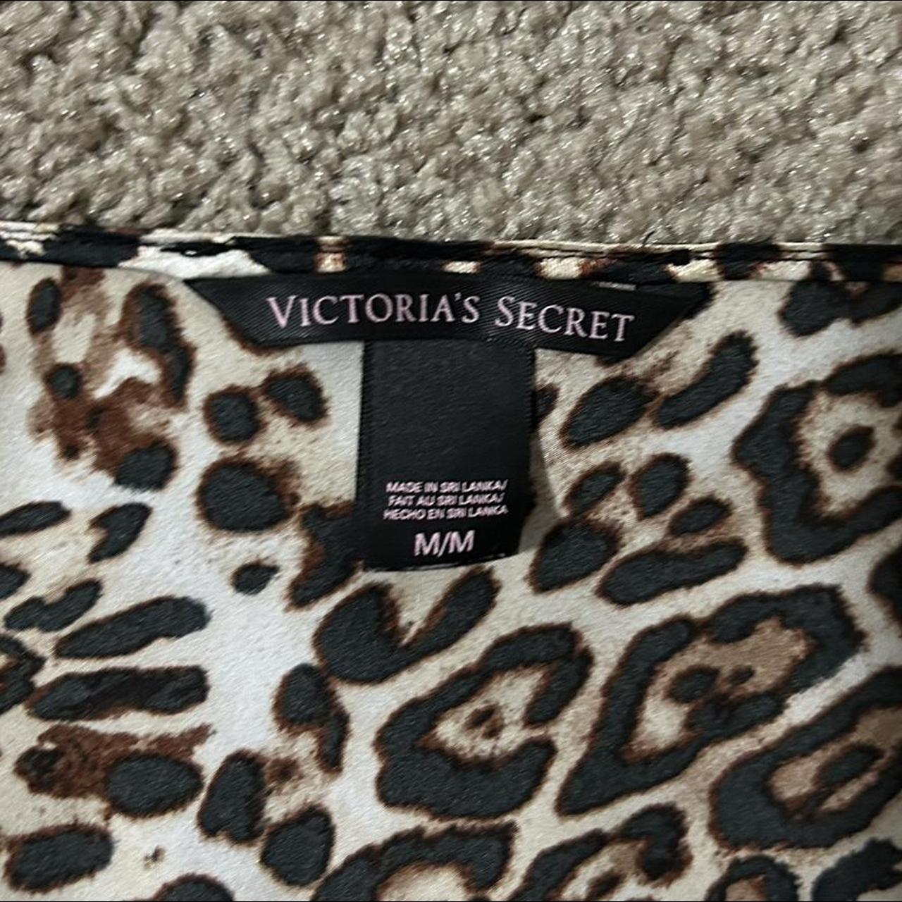 Gorgeous Victoria’s Secret leopard print black lace... - Depop