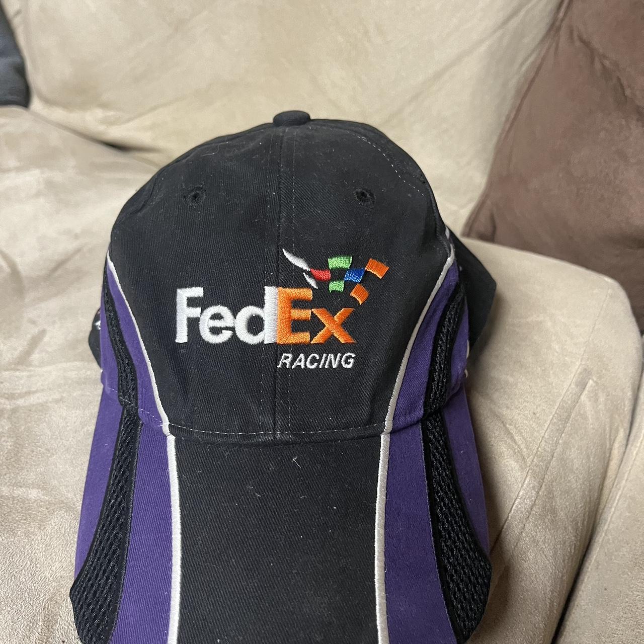 Vintage NASCAR FedEx Denny Hamilton Racing Dad... Depop