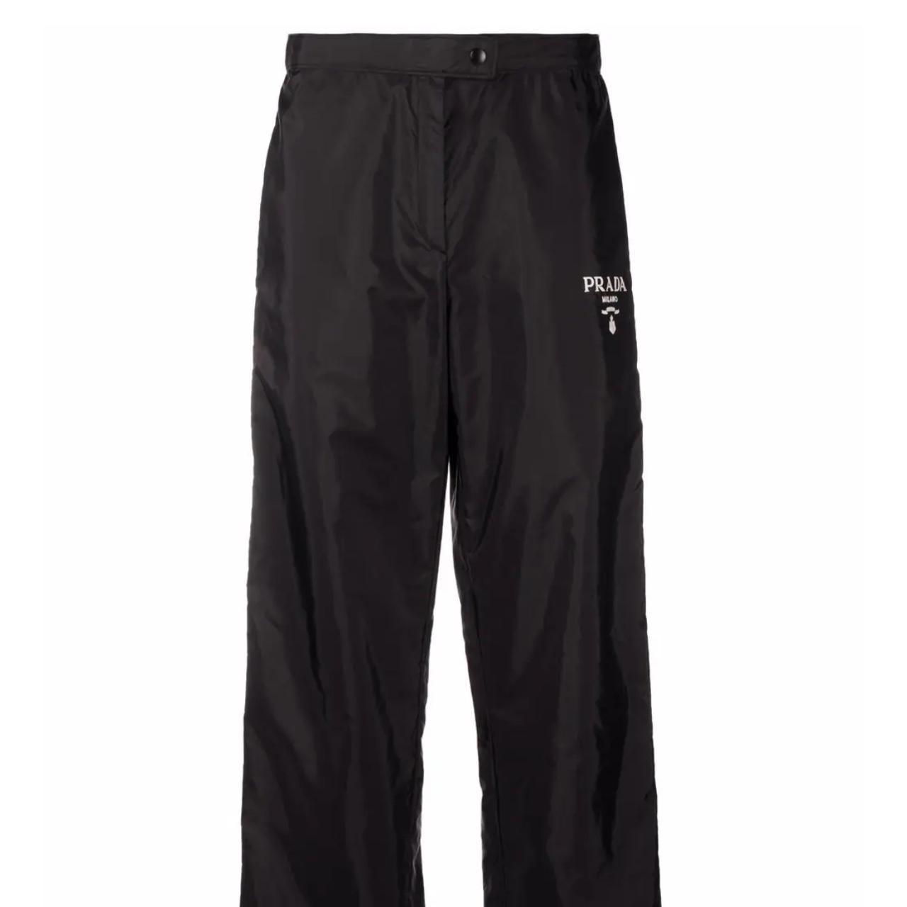 パンツ PRADA stripe slacks pants Re-Nylon side-stripe track pants. [ Prada pants with | Depop