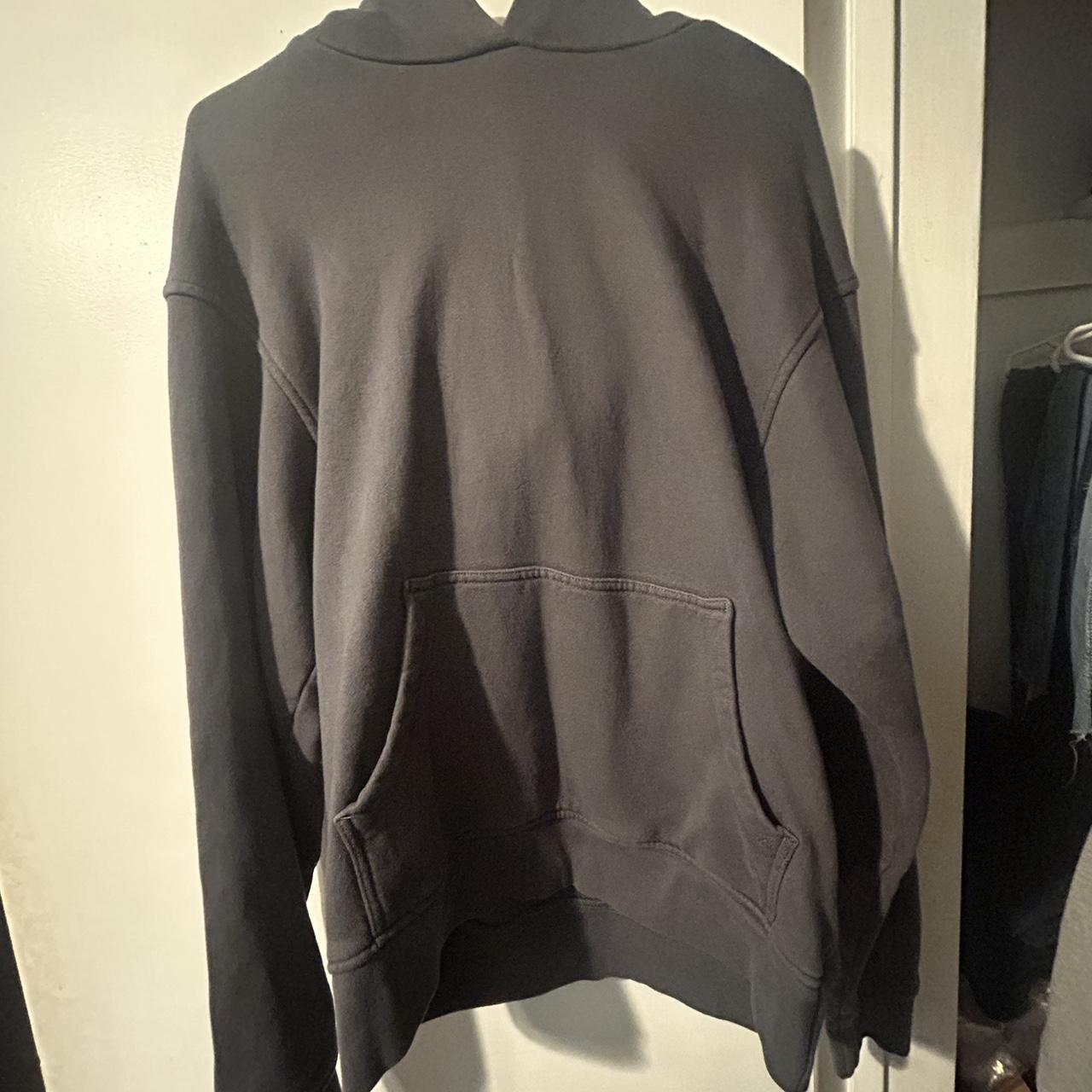 Blanks by Thirteen Studios Grey Hoodie - Depop