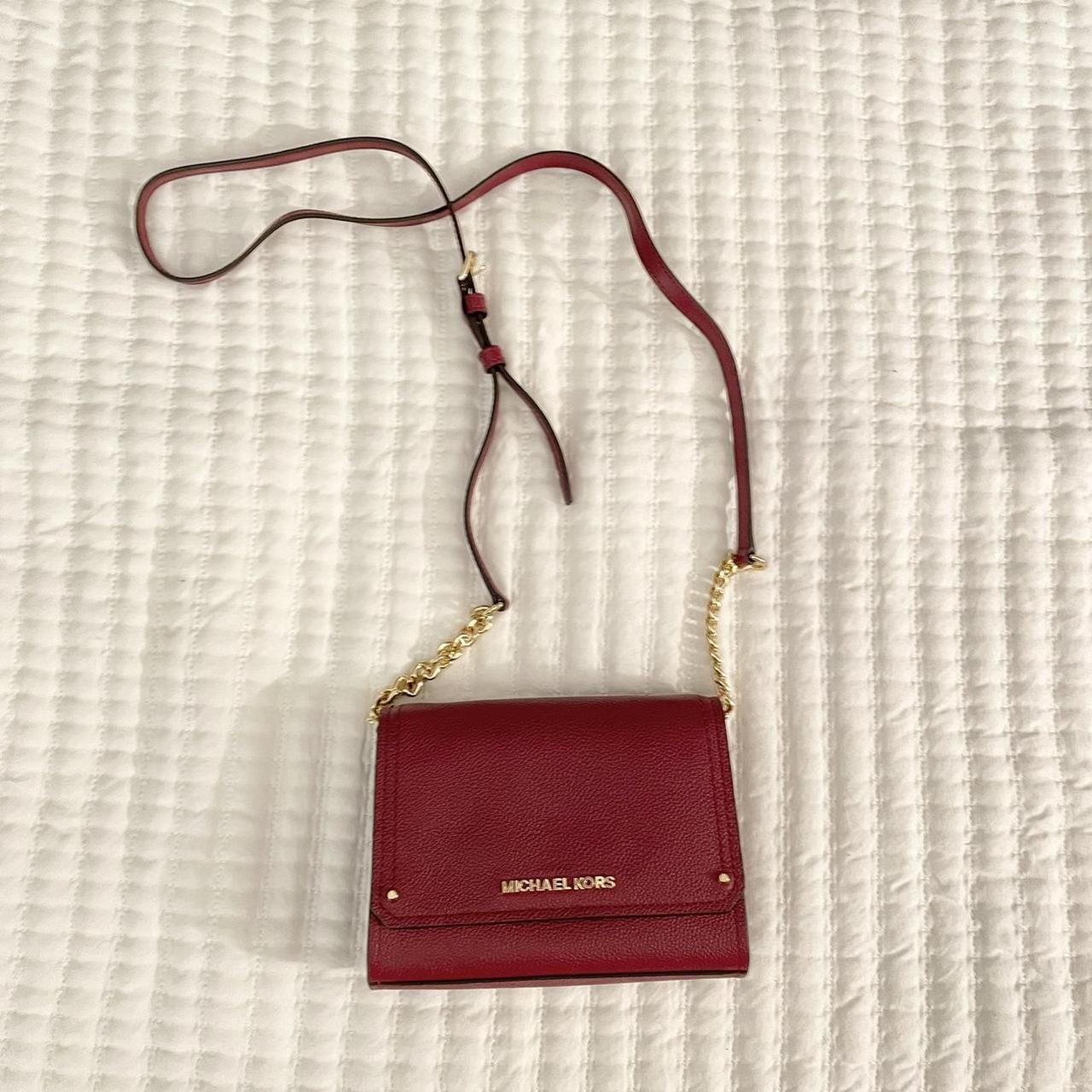 Michael kors deals wine handbag