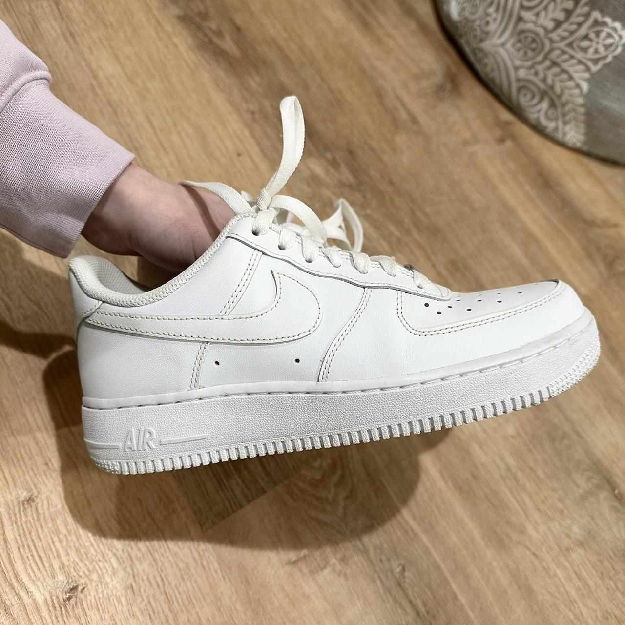 nike air force 1 women’s size 8 lightly used, no... - Depop