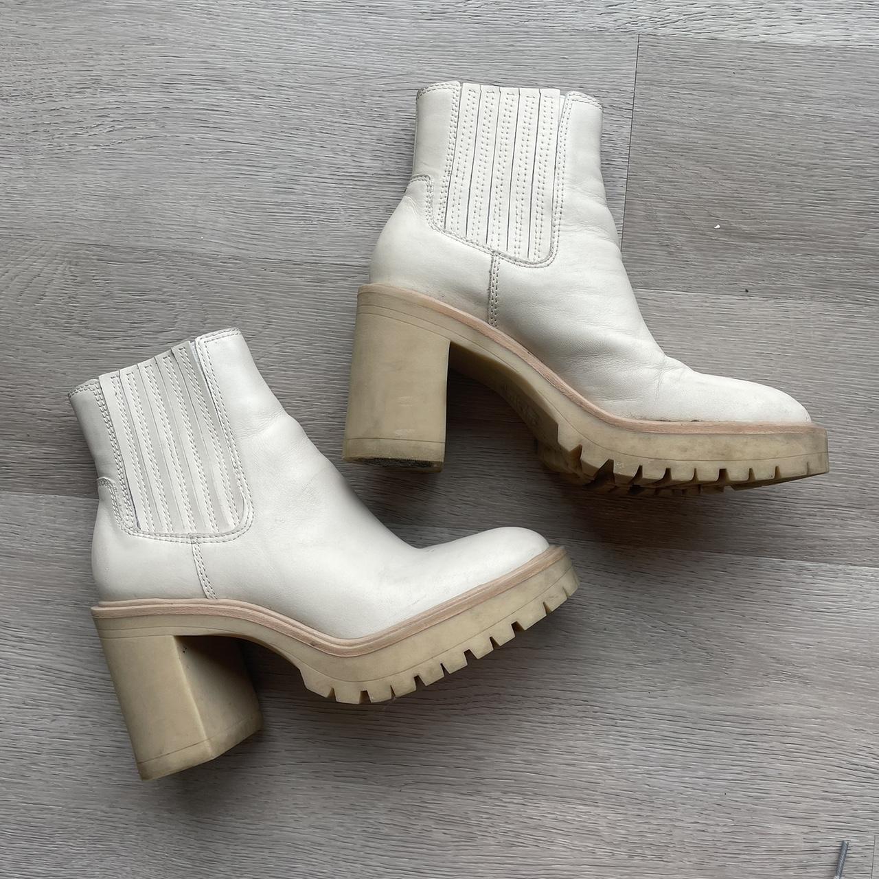 Dolce Vita cream ankle boots!! Women’s size 7 A... - Depop