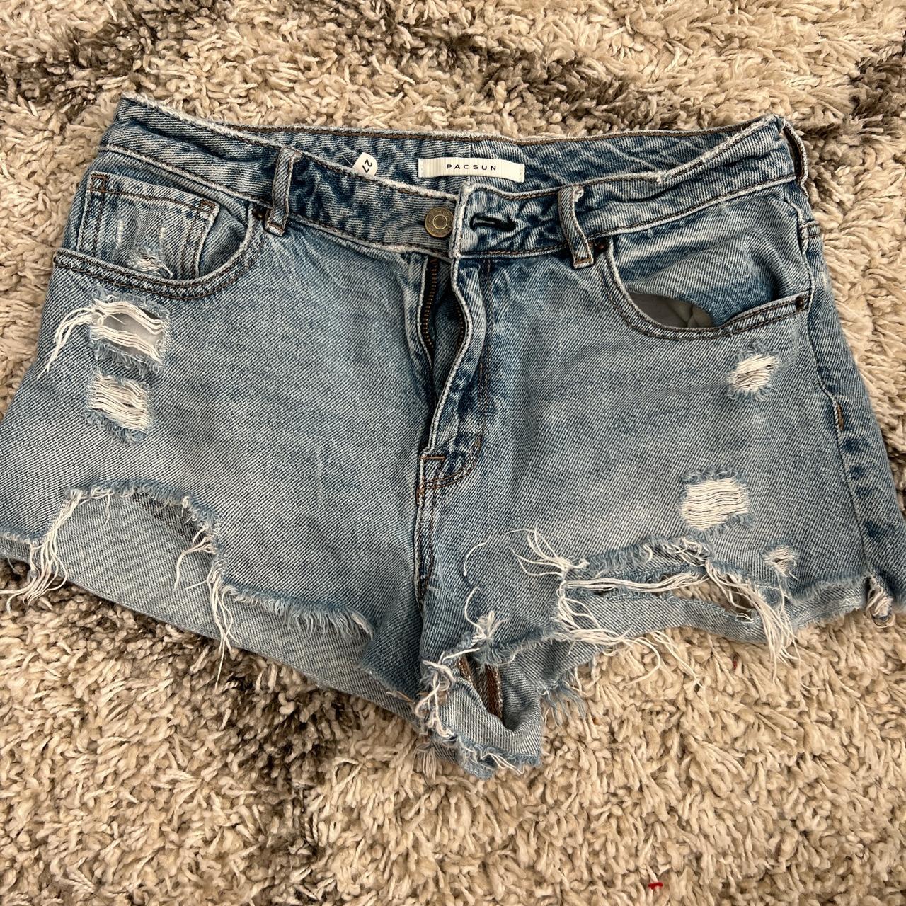 pacsun denim shorts - Depop