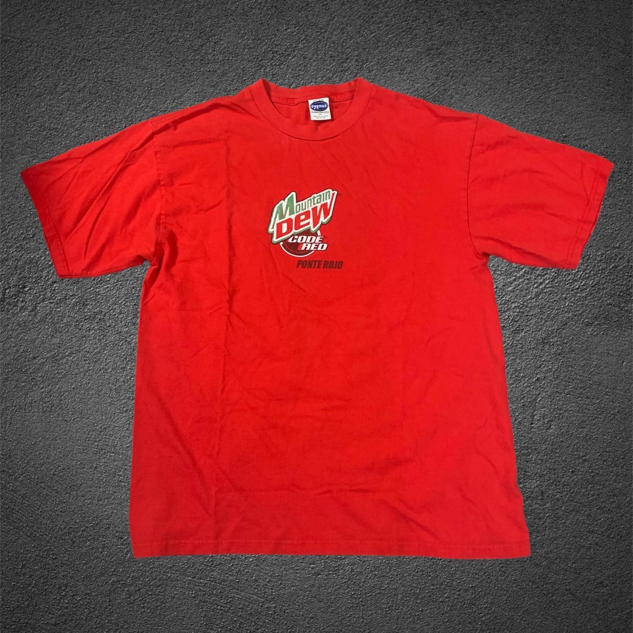 Vintage 90s rare Mountain Dew soda shirt 🥤... - Depop
