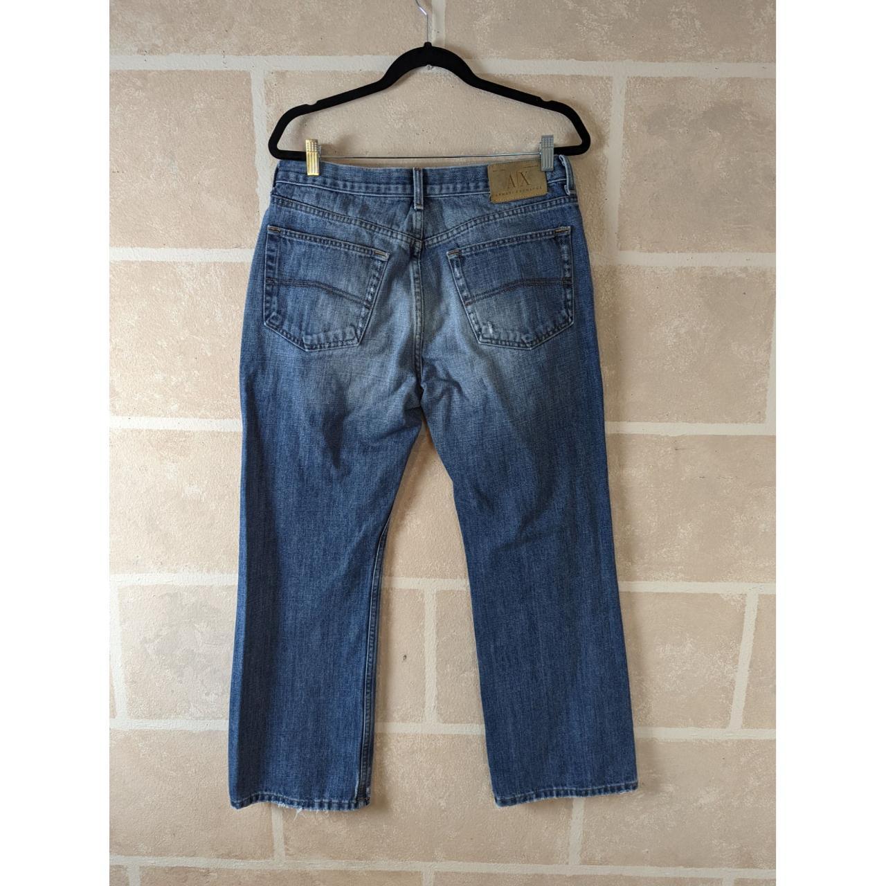 Armani Exchange Men's Blue Jeans | Depop