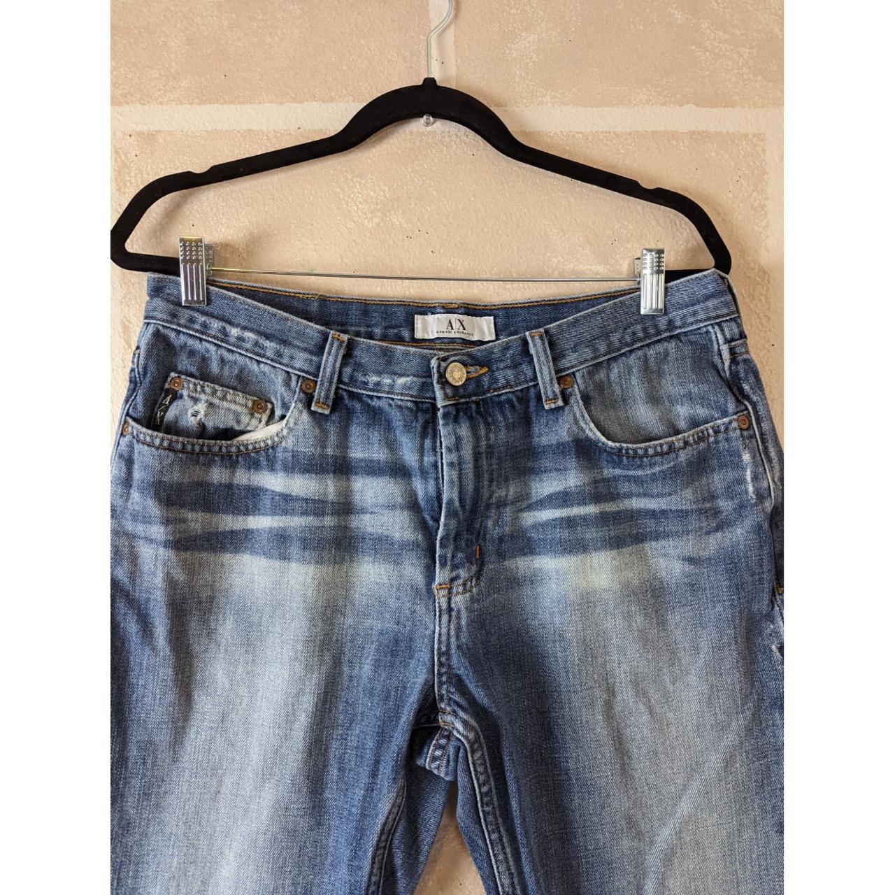 Armani Exchange Men's Blue Jeans | Depop