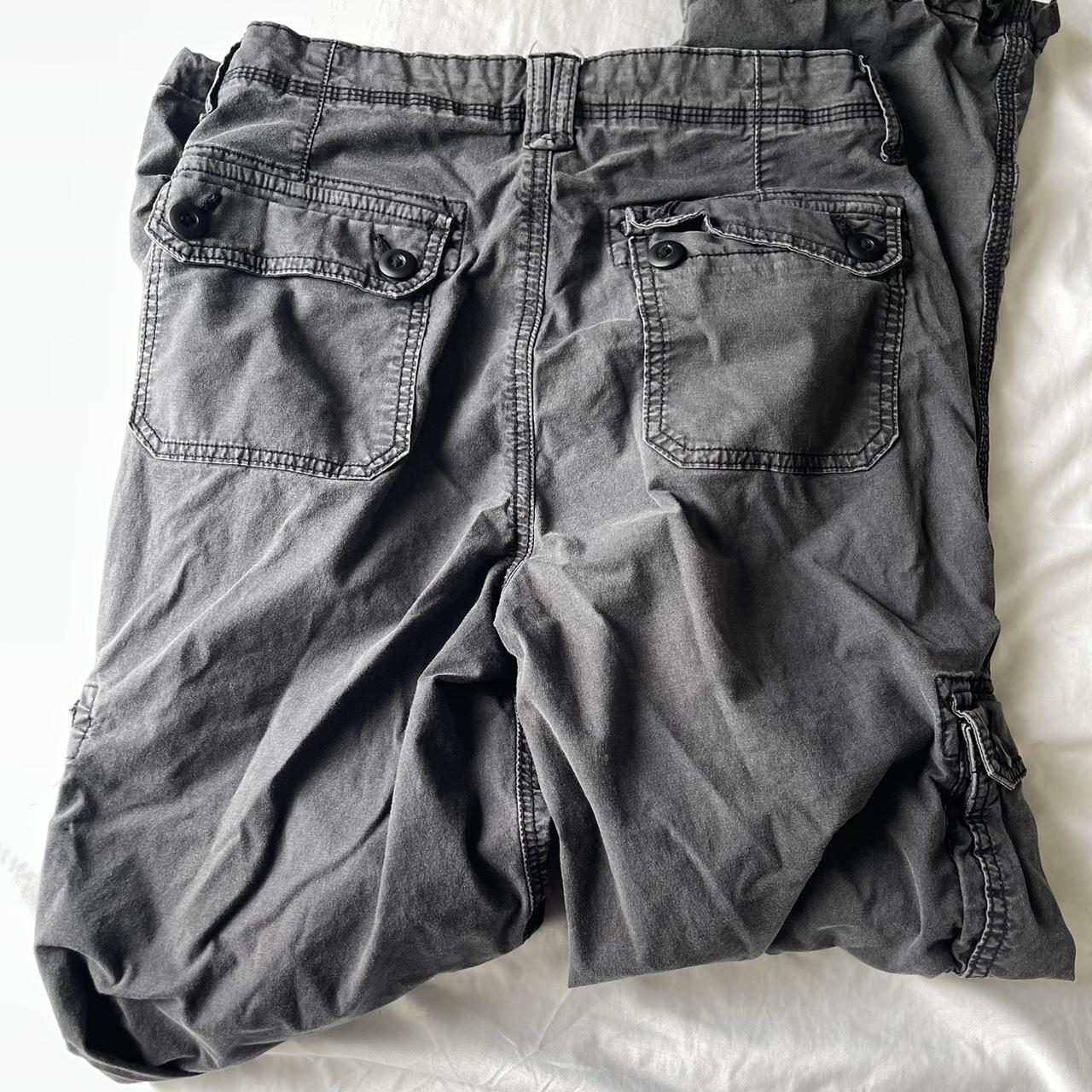 American eagle cargo pants ★ us size 4 ties at... Depop