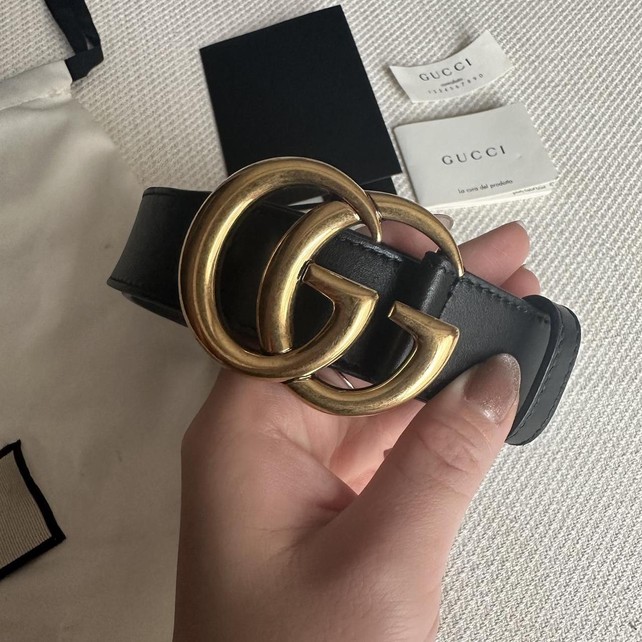 genuine leather gucci belt women