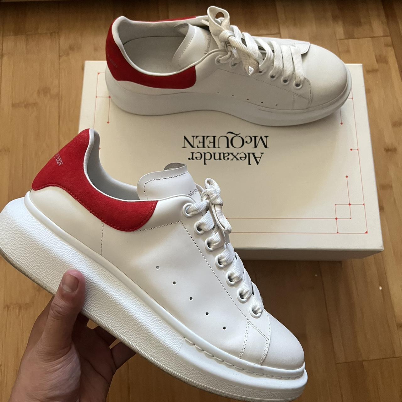 Alexander McQueen Mens Oversized Sneakers Size EU... - Depop