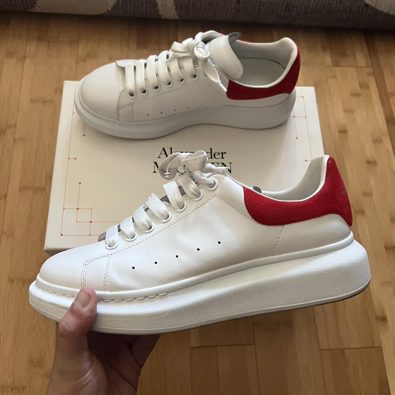 Alexander McQueen Mens Oversized Sneakers Size EU... - Depop