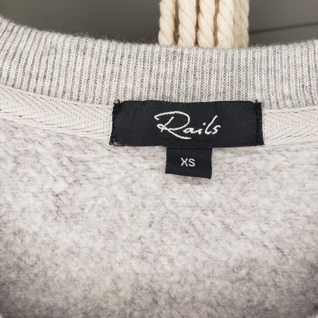 Rails Women's Sweatshirt - Grey - XS – Rails Marl… - image 5