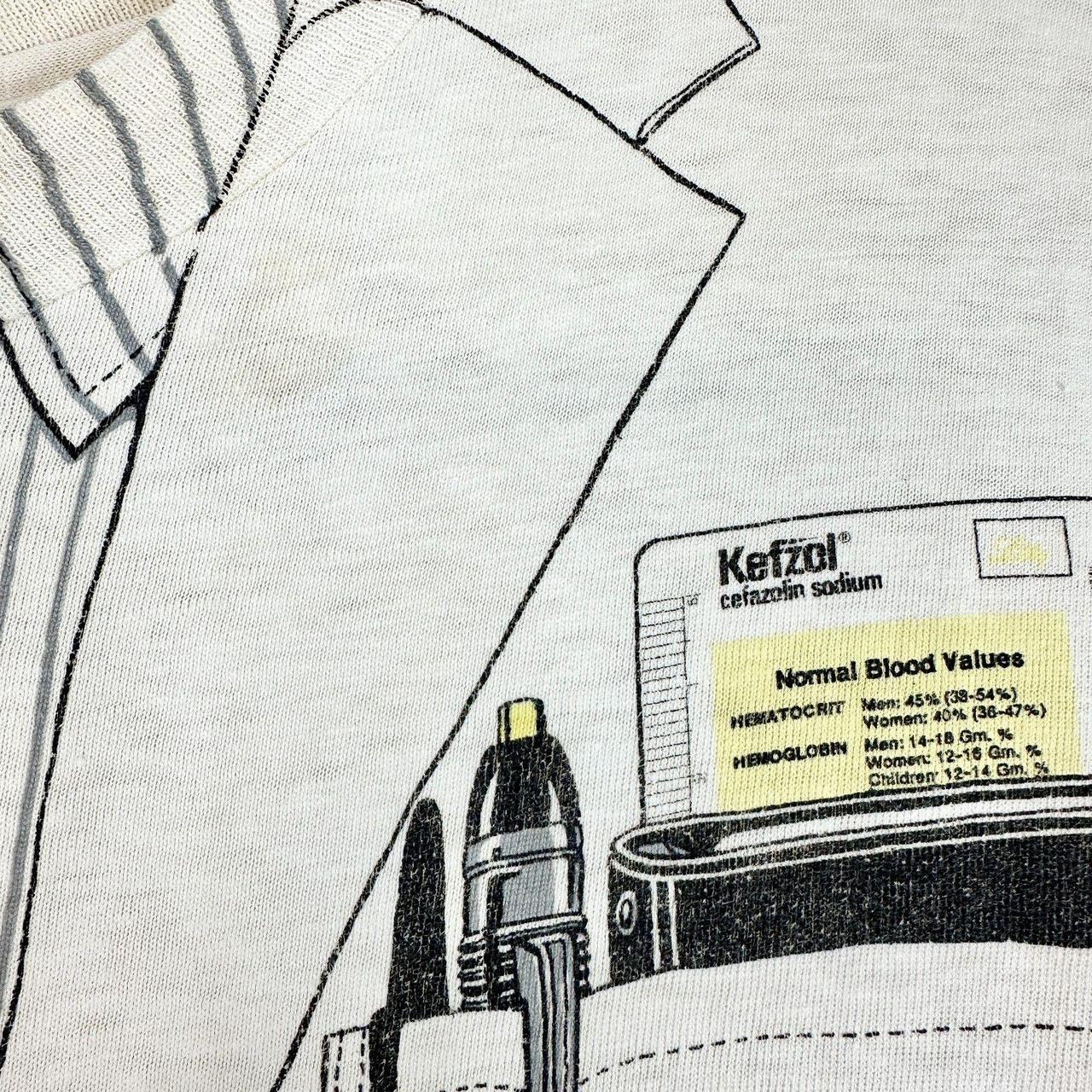 Men's T-shirt - Tan - M – Vintage Leslie Arwin Do… - image 3