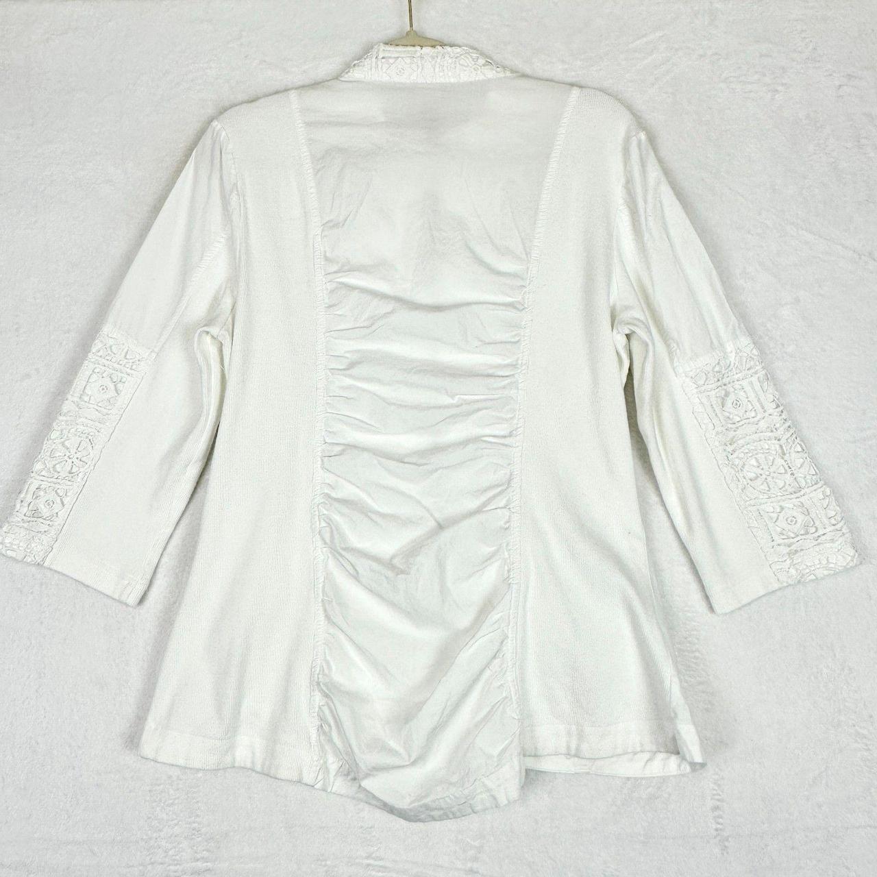 Source Unknown Women's Jacket - White - L – XCVI … - image 2