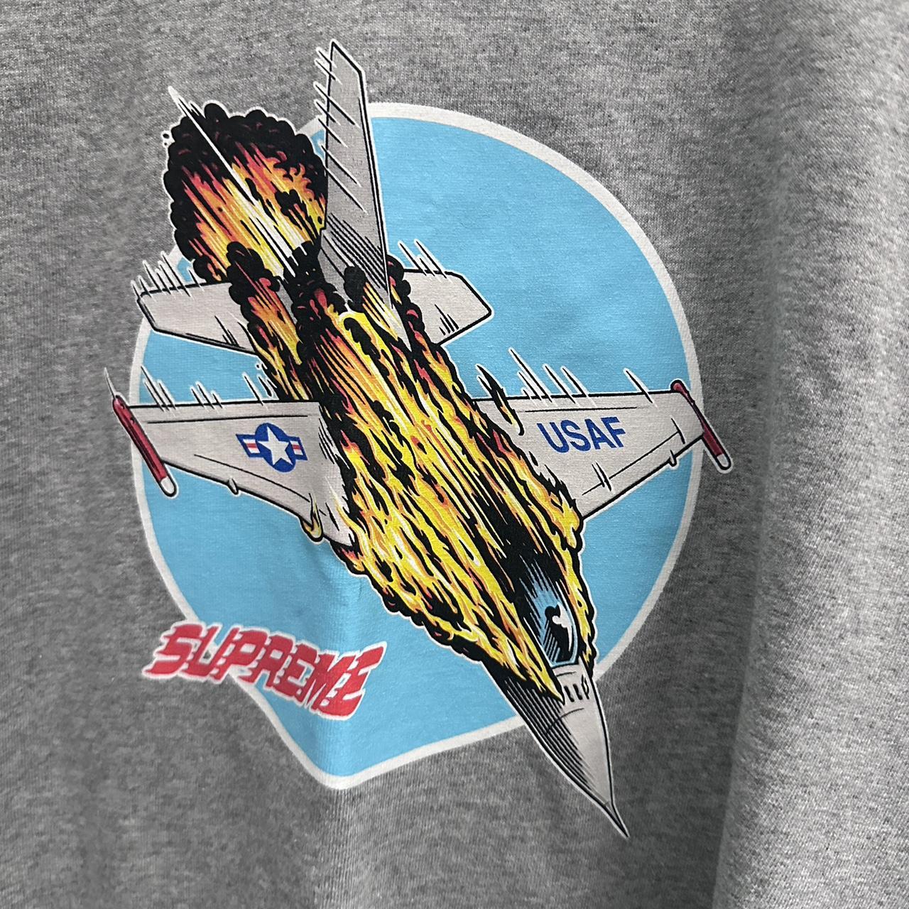 Supreme Fighter Jet Tee 9/10 Worn once No holes/... - Depop