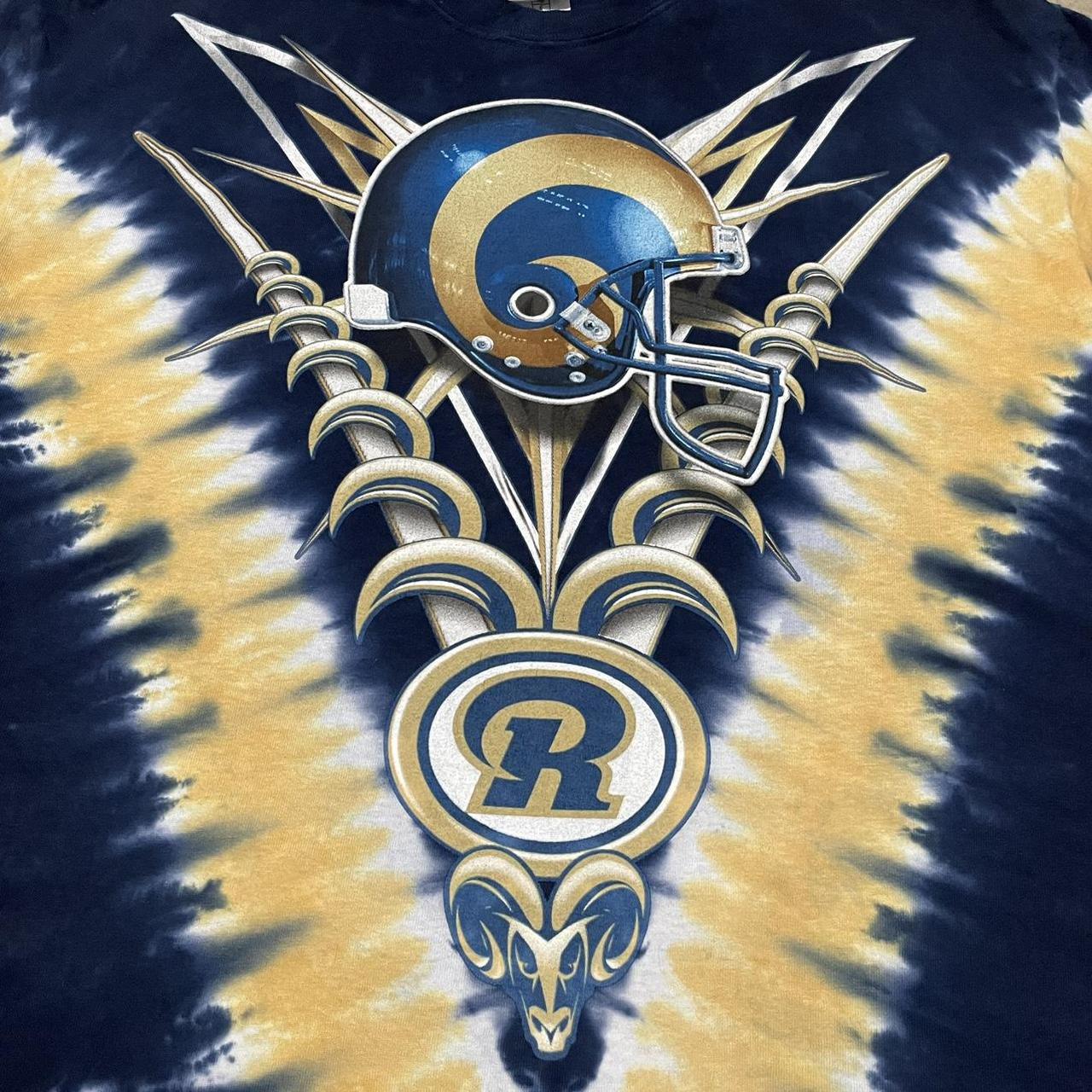 Los Angeles Rams Tie Dye Tee LA Rams tee in great - Depop