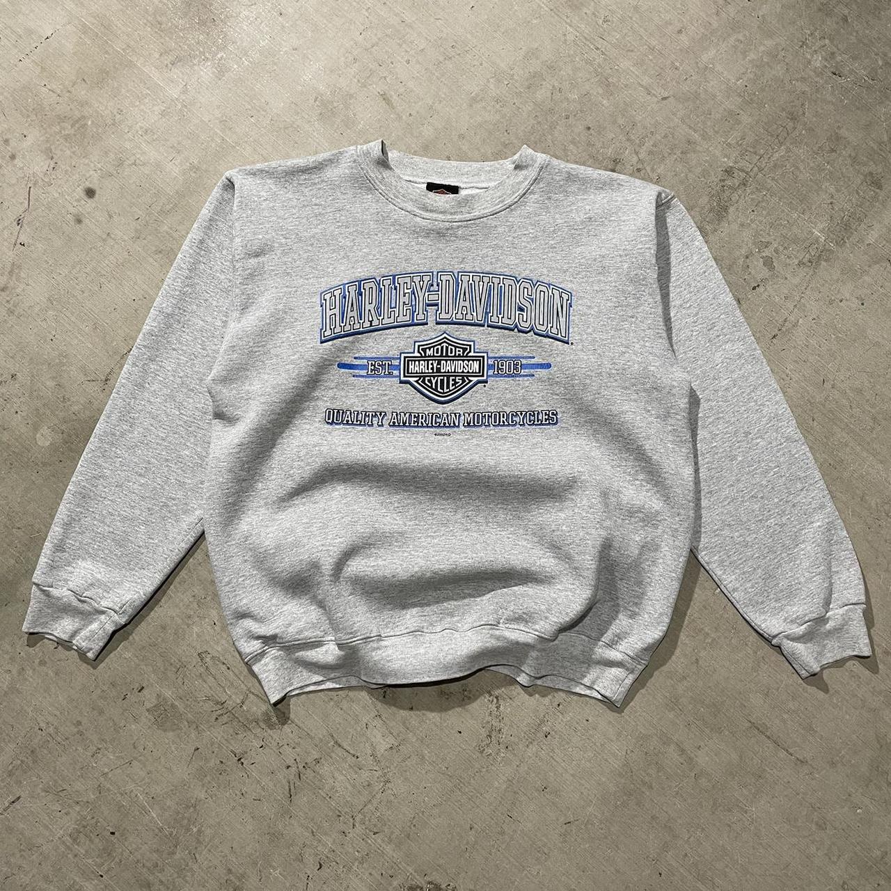 Vintage 2002 Harley Davidson Las Vegas Sweatshirt... - Depop