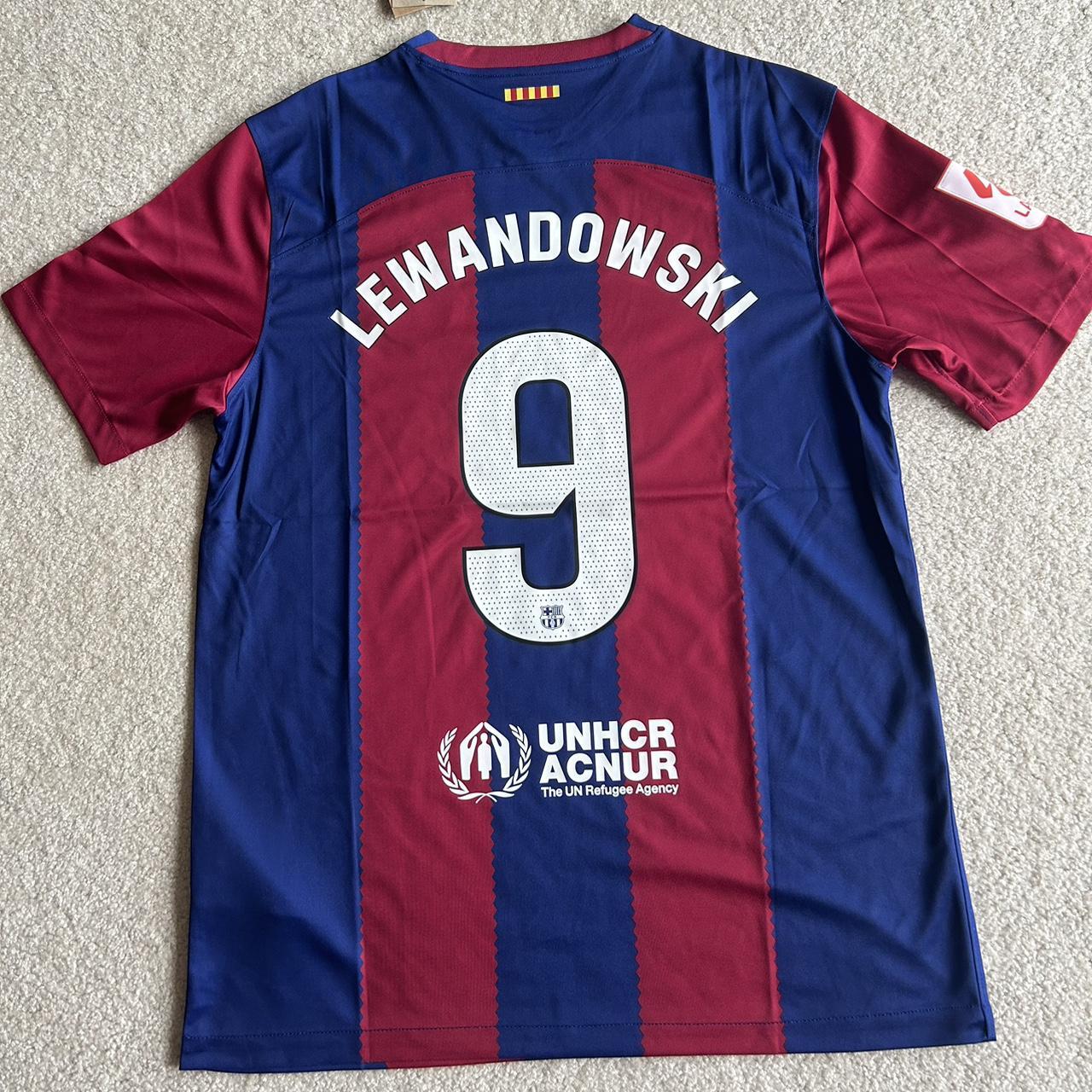 Robert Lewandowski FC Barcelona Home Jersey Size... - Depop
