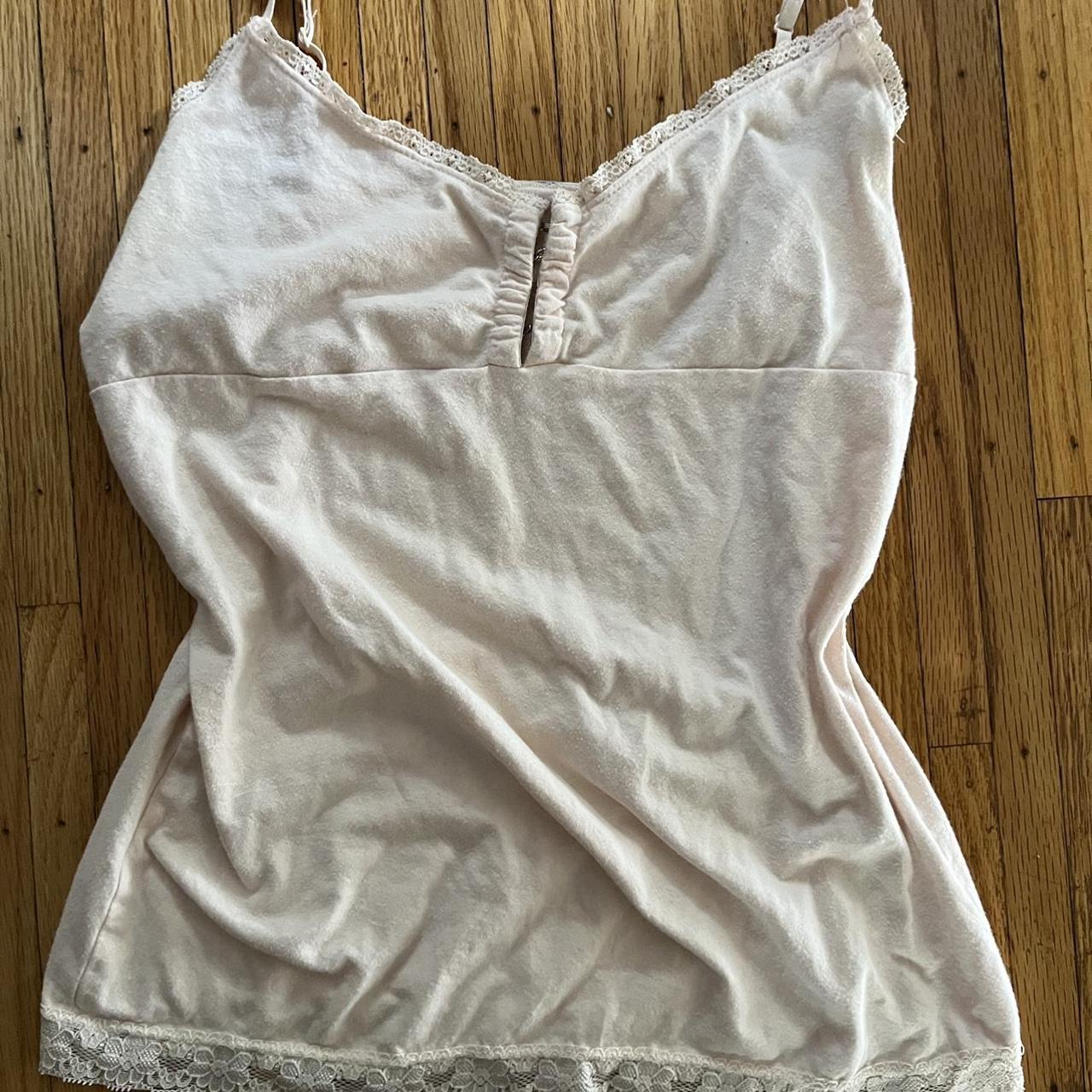 Vintage light pink coquette cami Has the cutest... - Depop