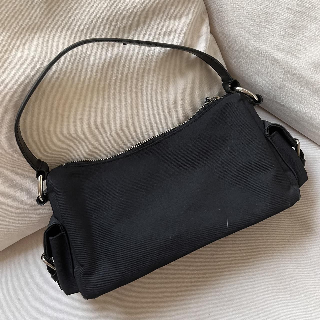 Nine West black nylon shoulder bag it’s cute and... - Depop