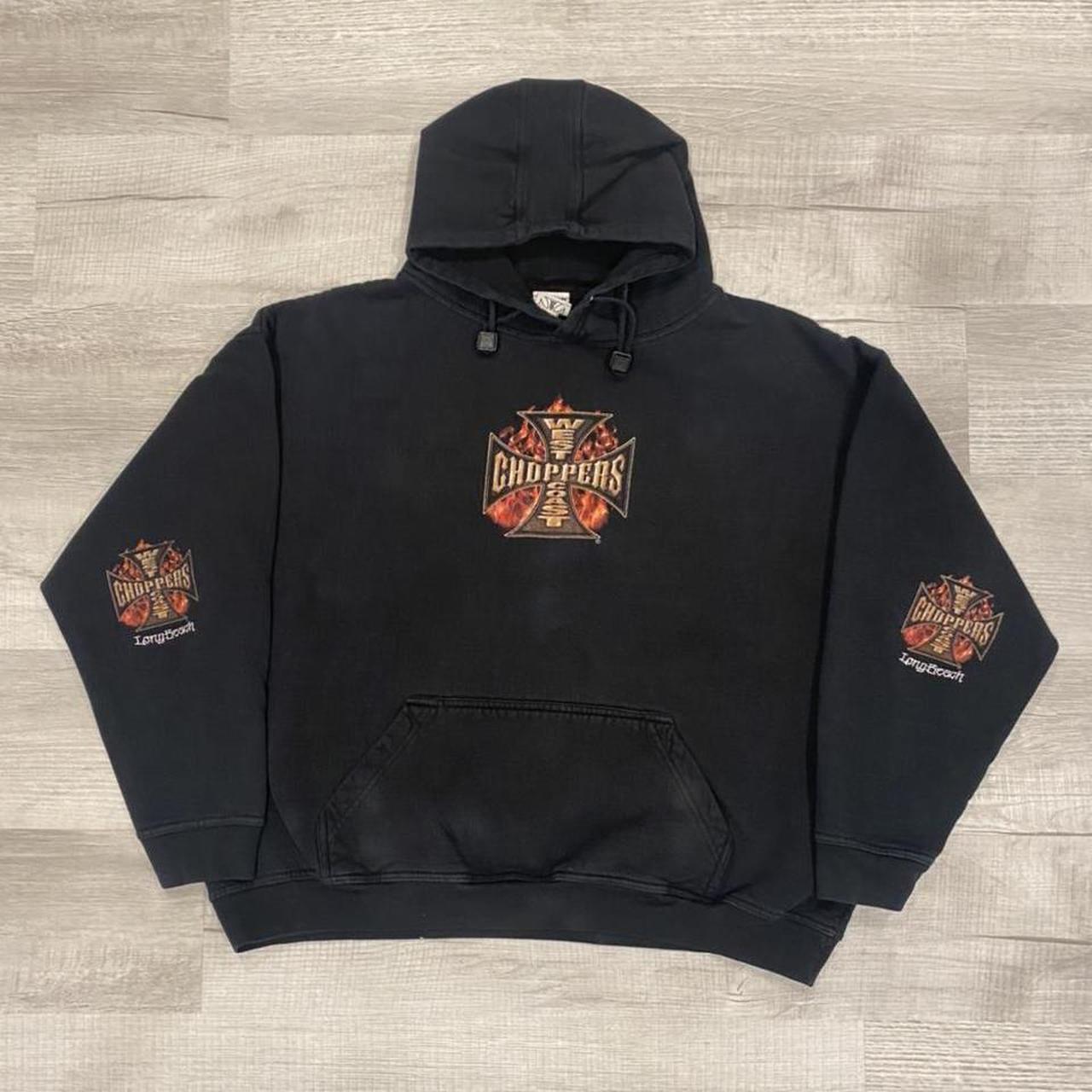 WEST COAST CHOPPERS HOODIE VINTAGE FROM EARLY 90s... - Depop