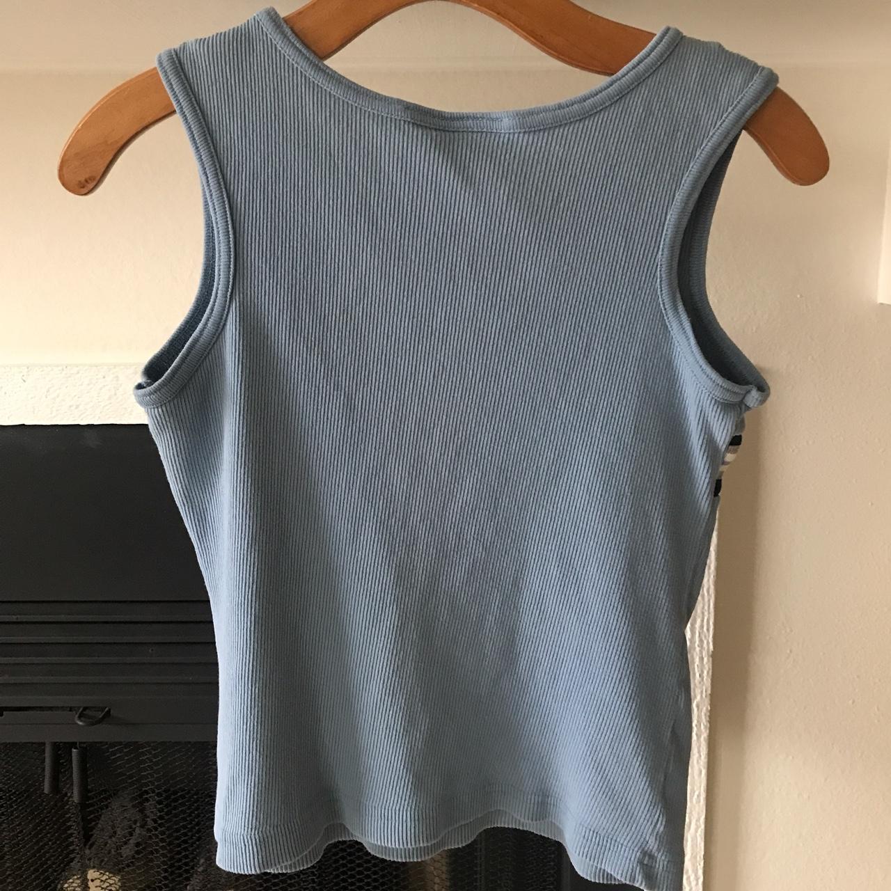 Xhilaration Women's Blue and Grey Vest | Depop